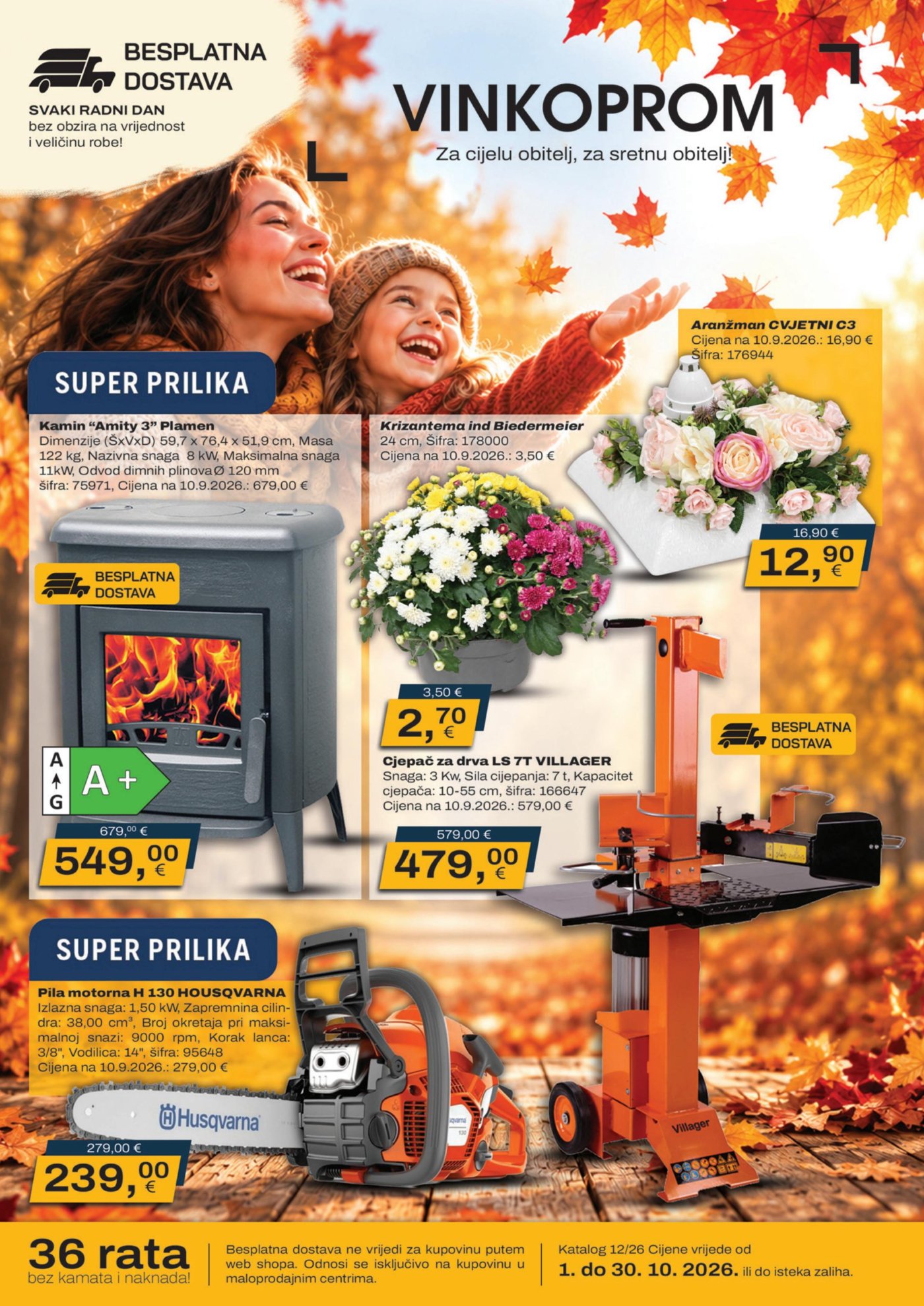 Vinkoprom katalog Akcija 01.10. - 31.10.2026.