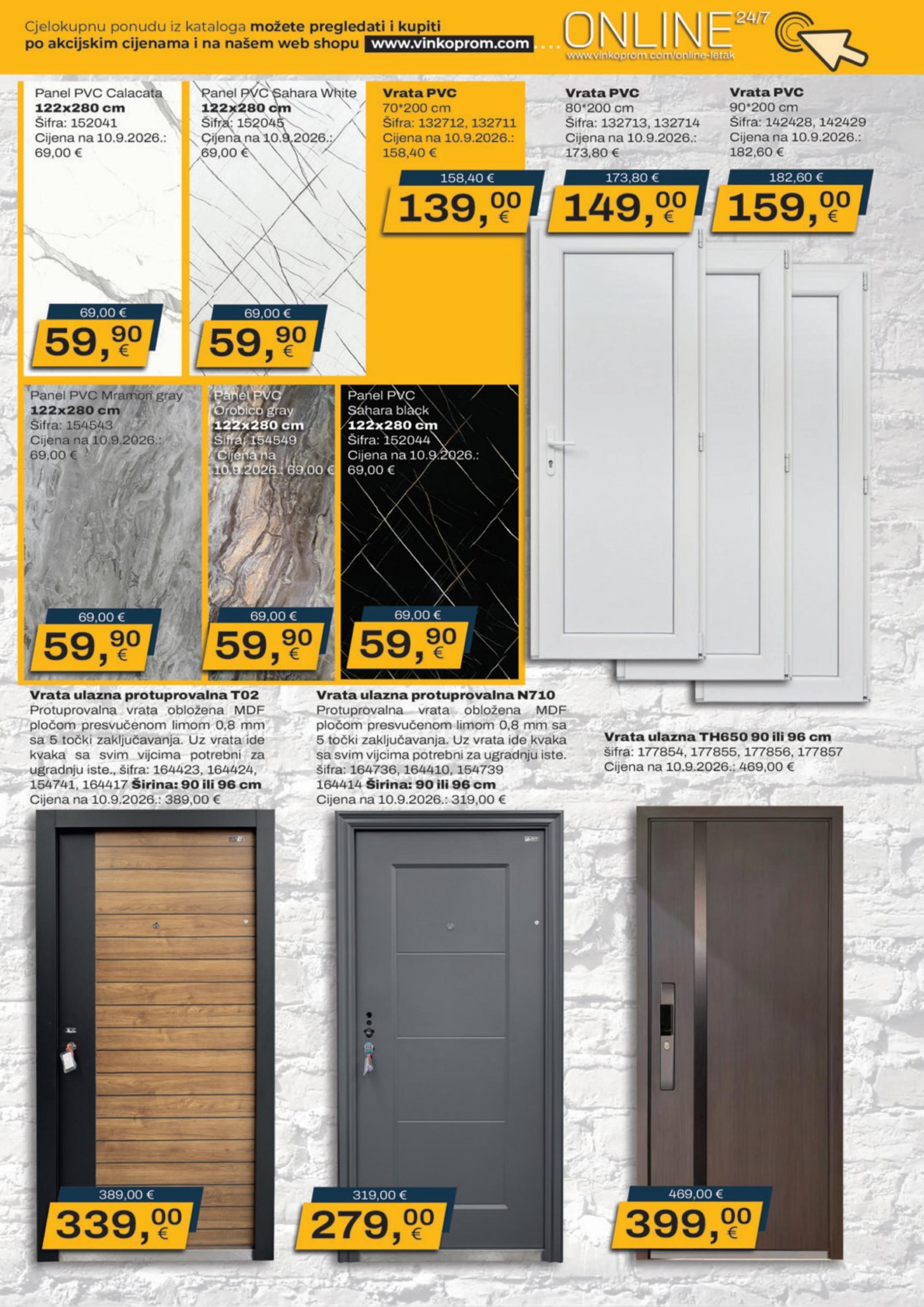 Vinkoprom katalog Akcija 01.10. - 31.10.2026.