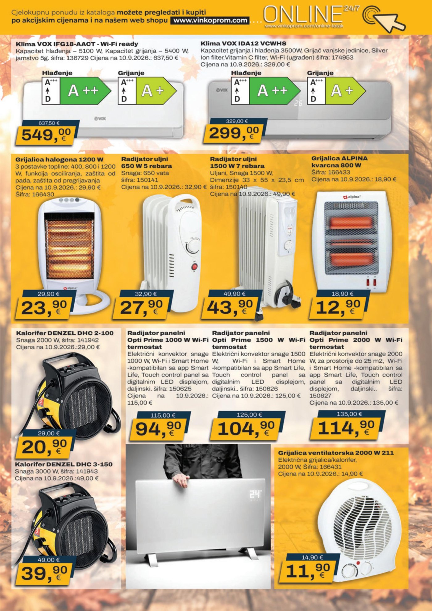 Vinkoprom katalog Akcija 01.10. - 31.10.2026.