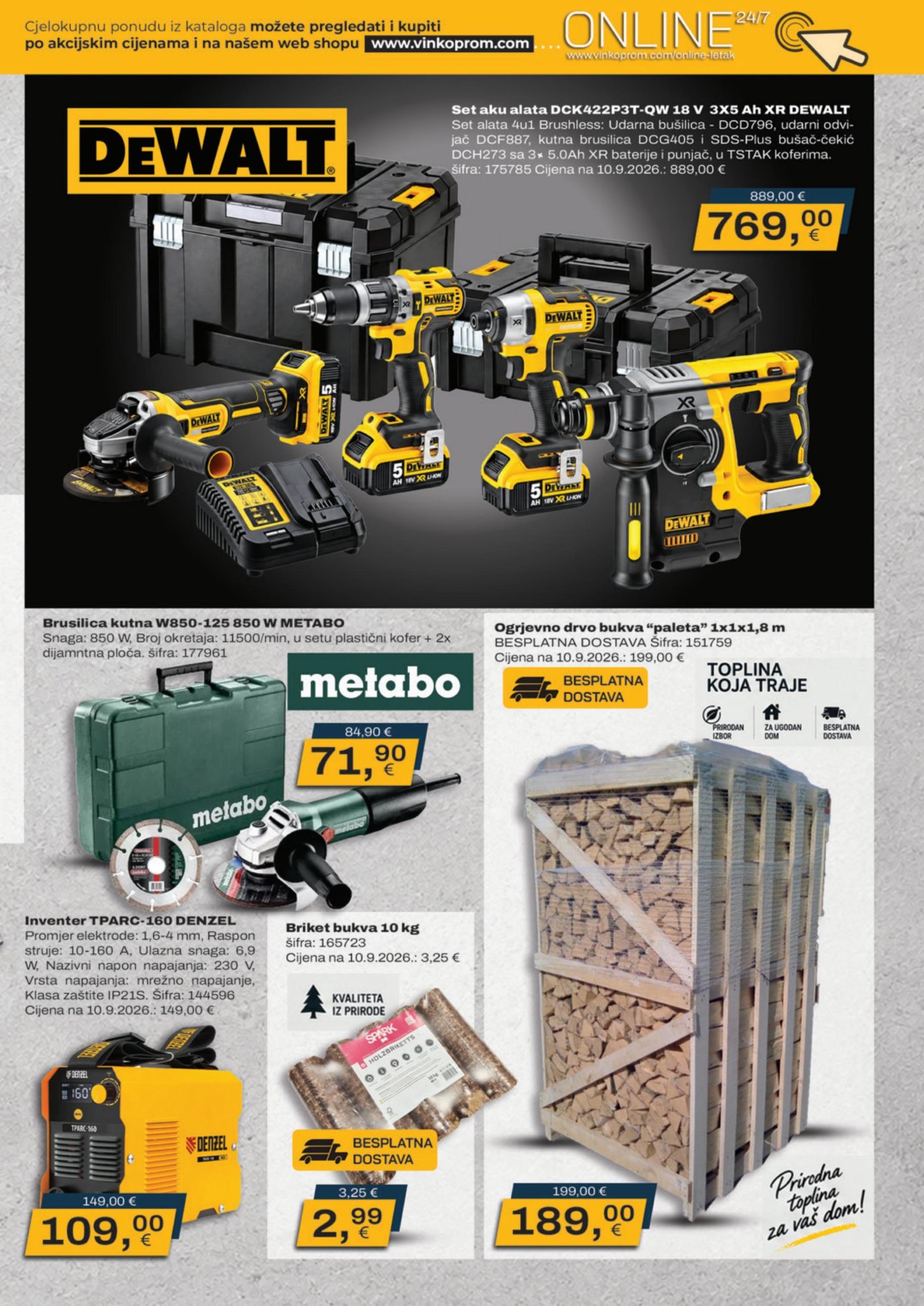 Vinkoprom katalog Akcija 01.10. - 31.10.2026.