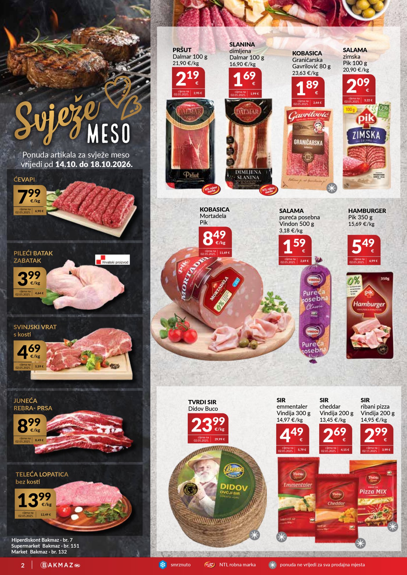 Bakmaz katalog Akcija 14.10.-20.10.2026.