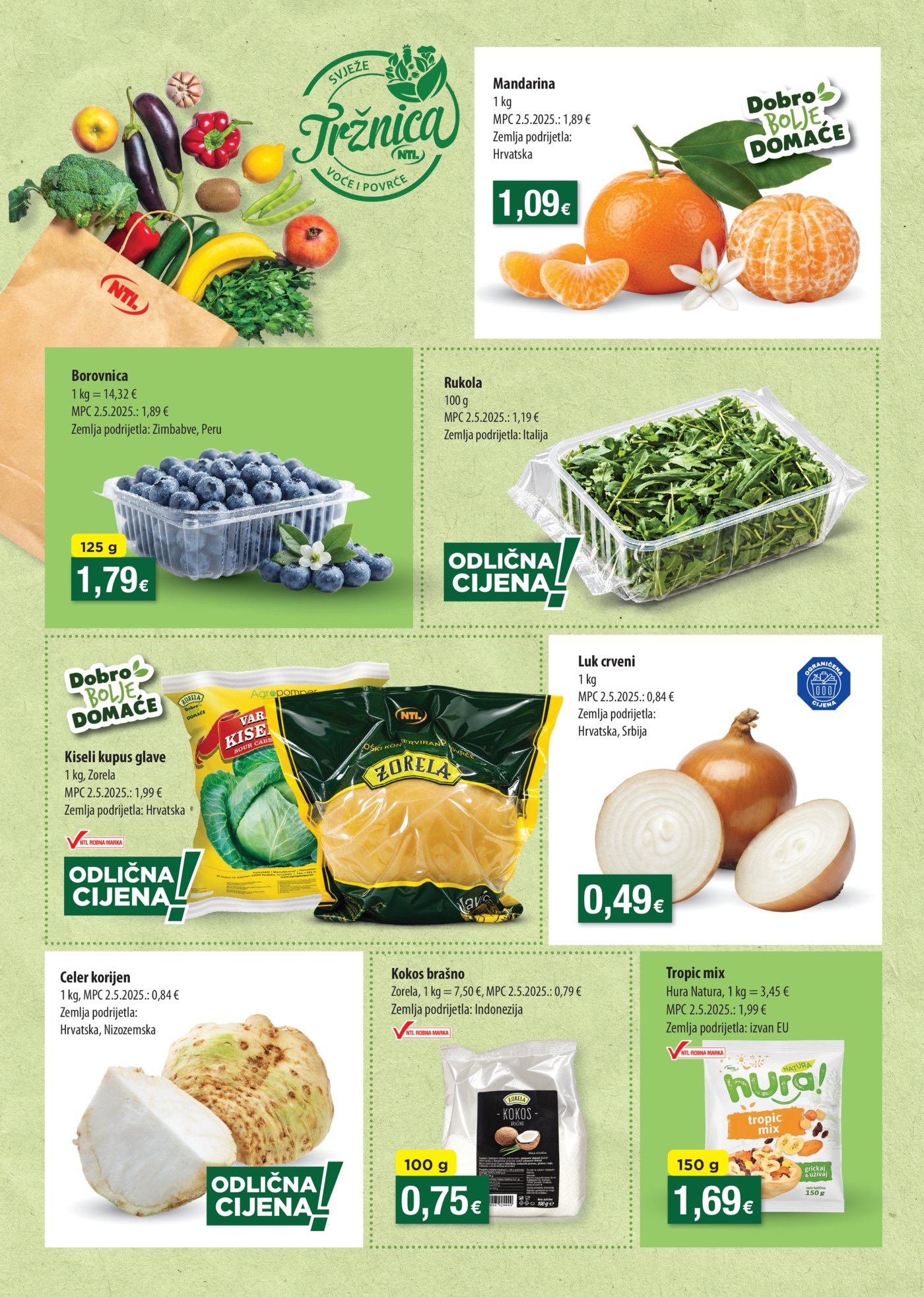 Bakmaz katalog Maxi Tjedna ponuda 14.10. - 20.10.2026.