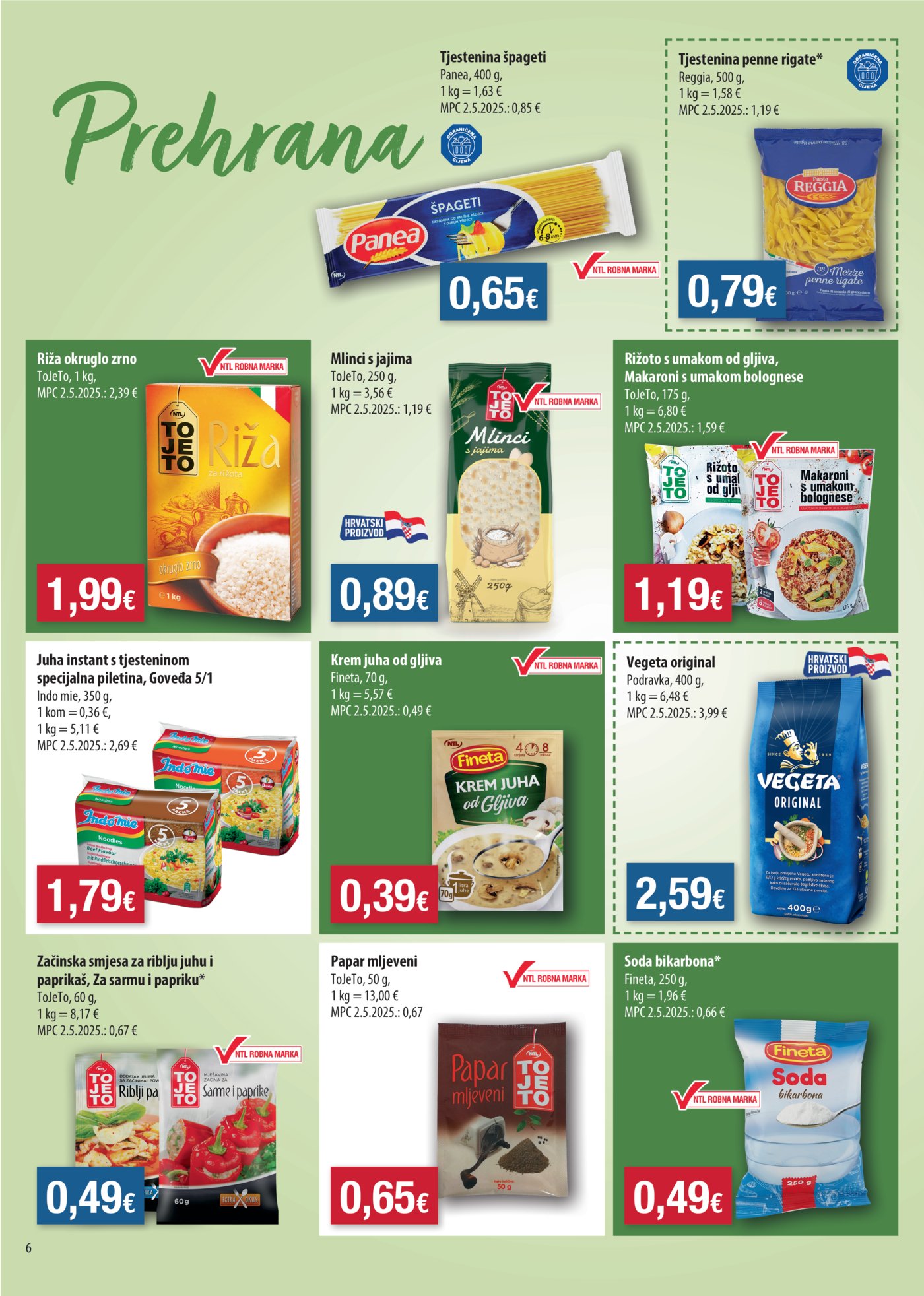Bakmaz katalog Maxi Tjedna ponuda 14.10. - 20.10.2026.