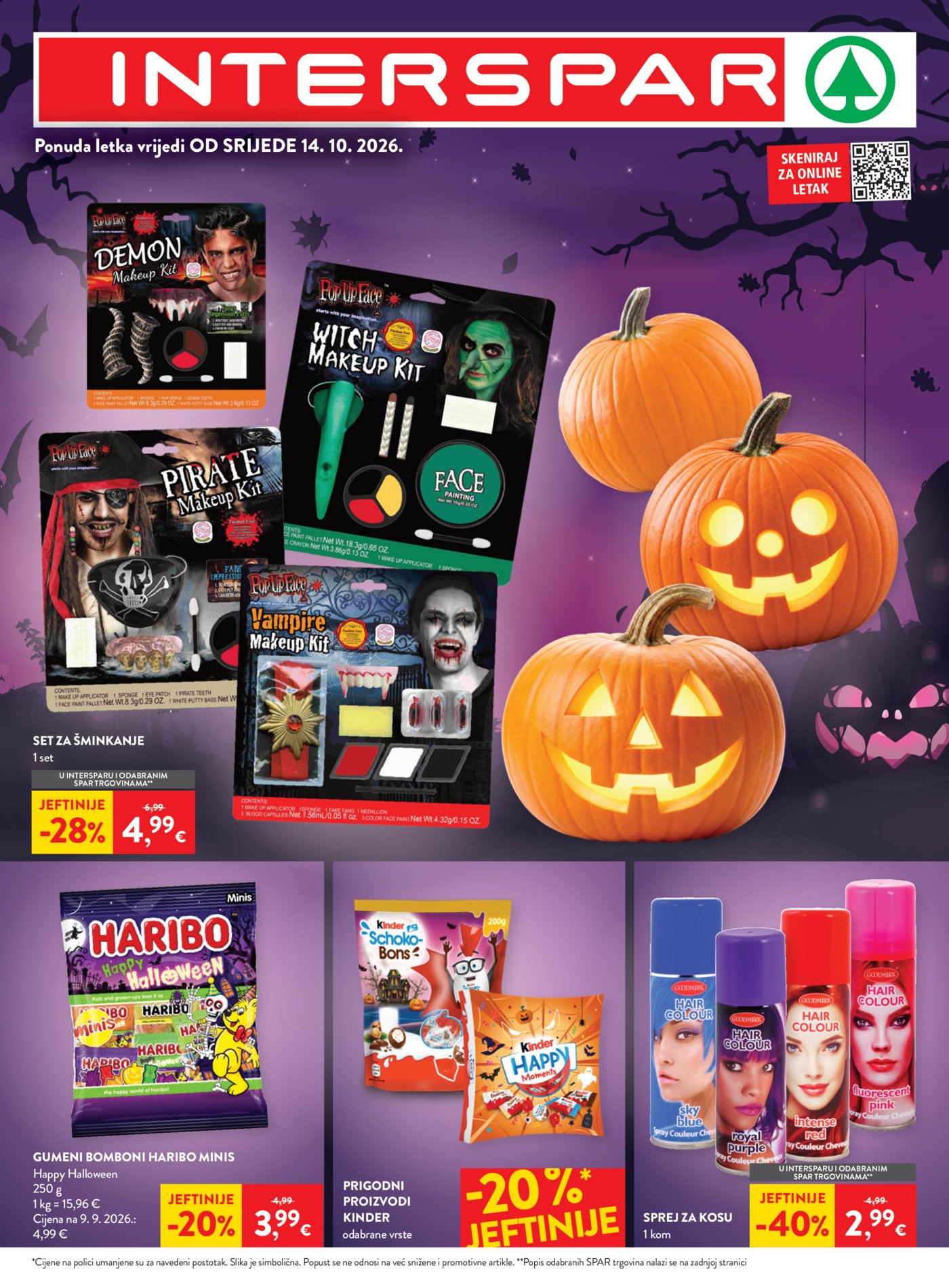 INTERSPAR katalog Akcija 14.10. - 27.10.2026.