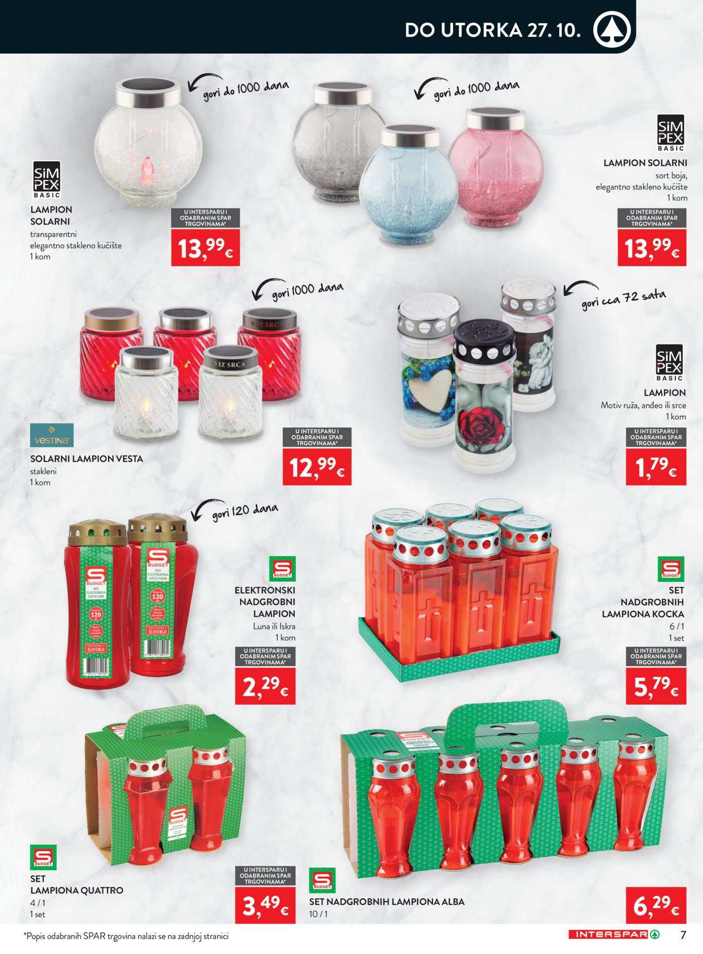 INTERSPAR katalog Akcija 14.10. - 27.10.2026.