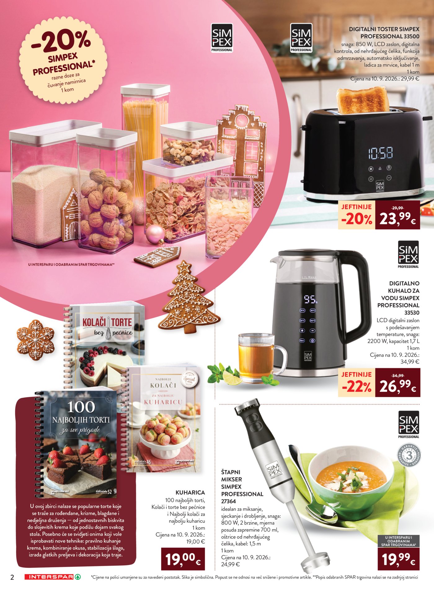 INTERSPAR katalog Pečenje kolača 07.10.-15.12.2026.
