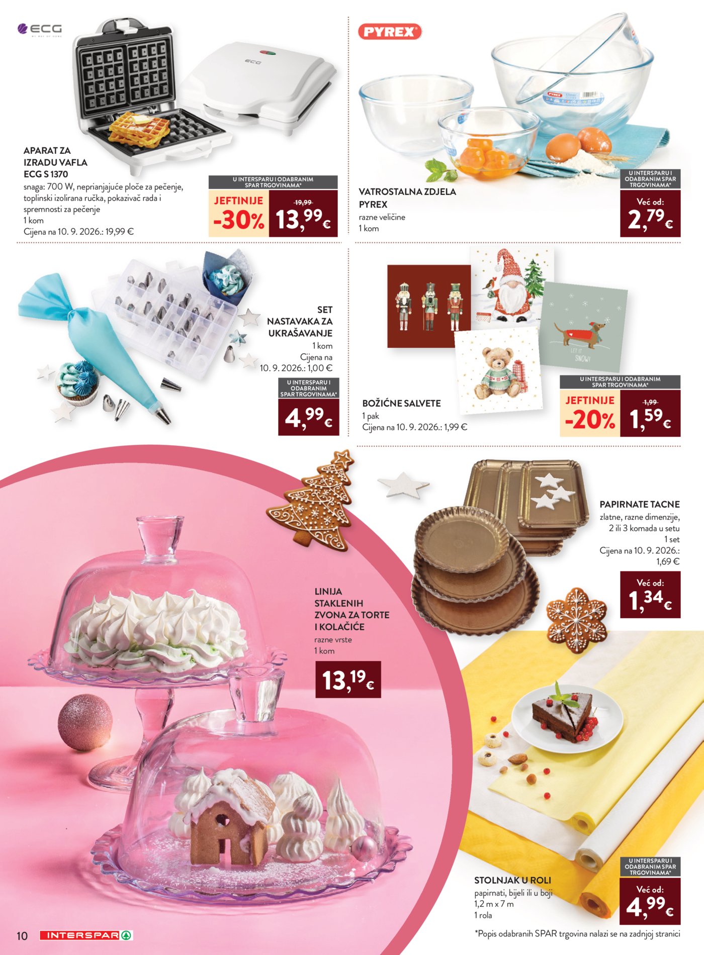 INTERSPAR katalog Pečenje kolača 07.10.-15.12.2026.
