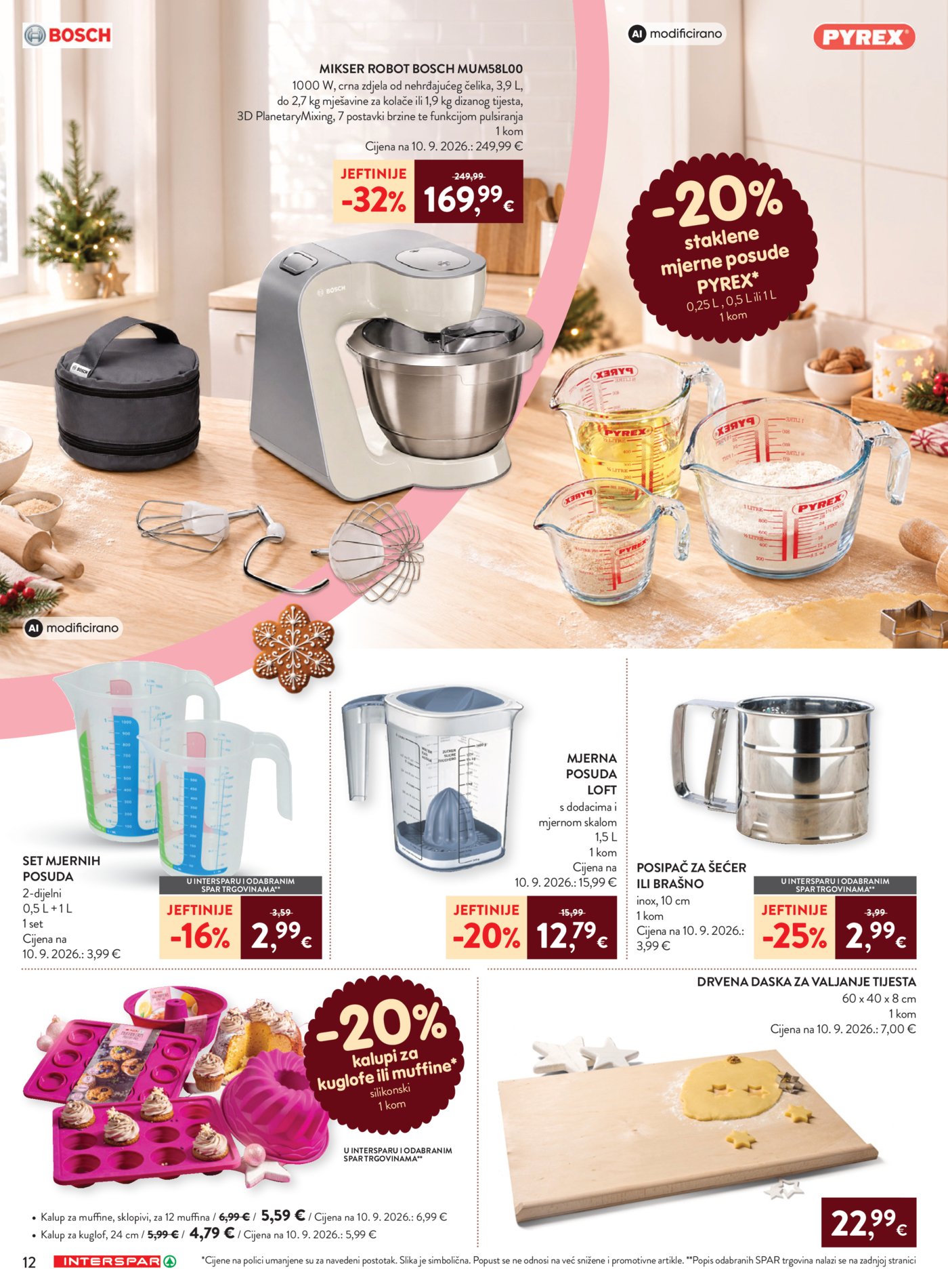 INTERSPAR katalog Pečenje kolača 07.10.-15.12.2026.