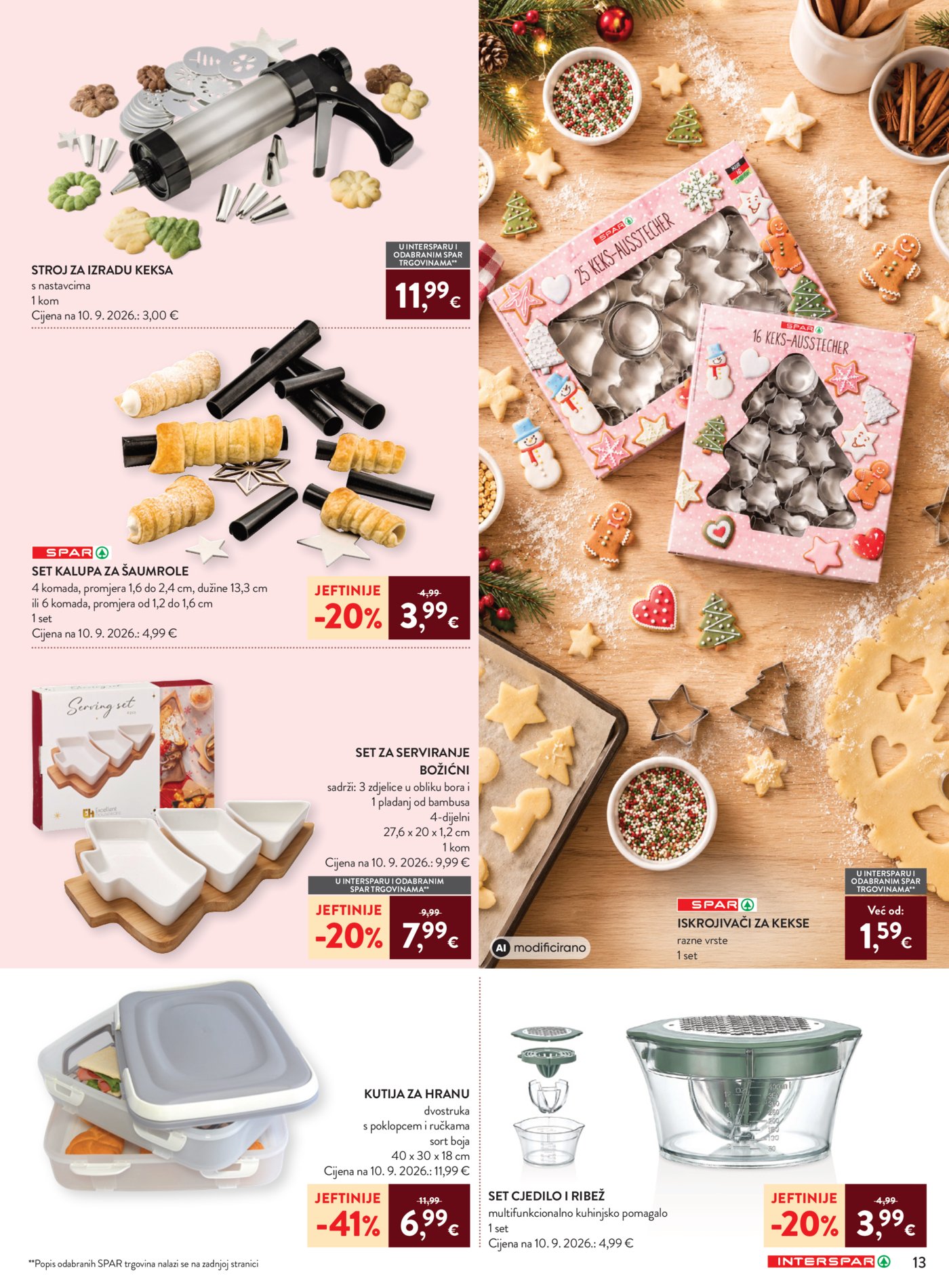 INTERSPAR katalog Pečenje kolača 07.10.-15.12.2026.