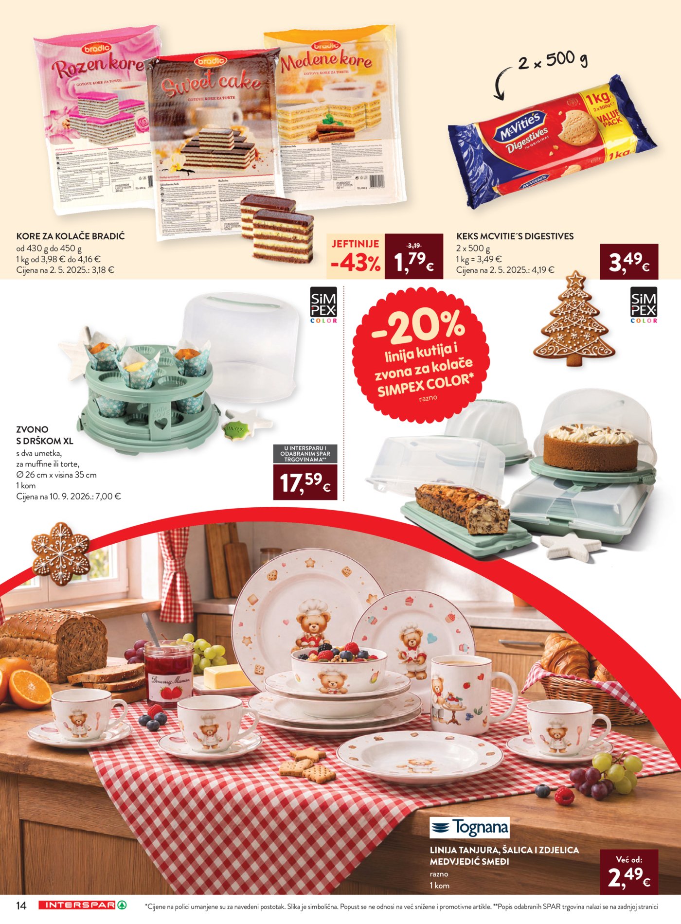 INTERSPAR katalog Pečenje kolača 07.10.-15.12.2026.