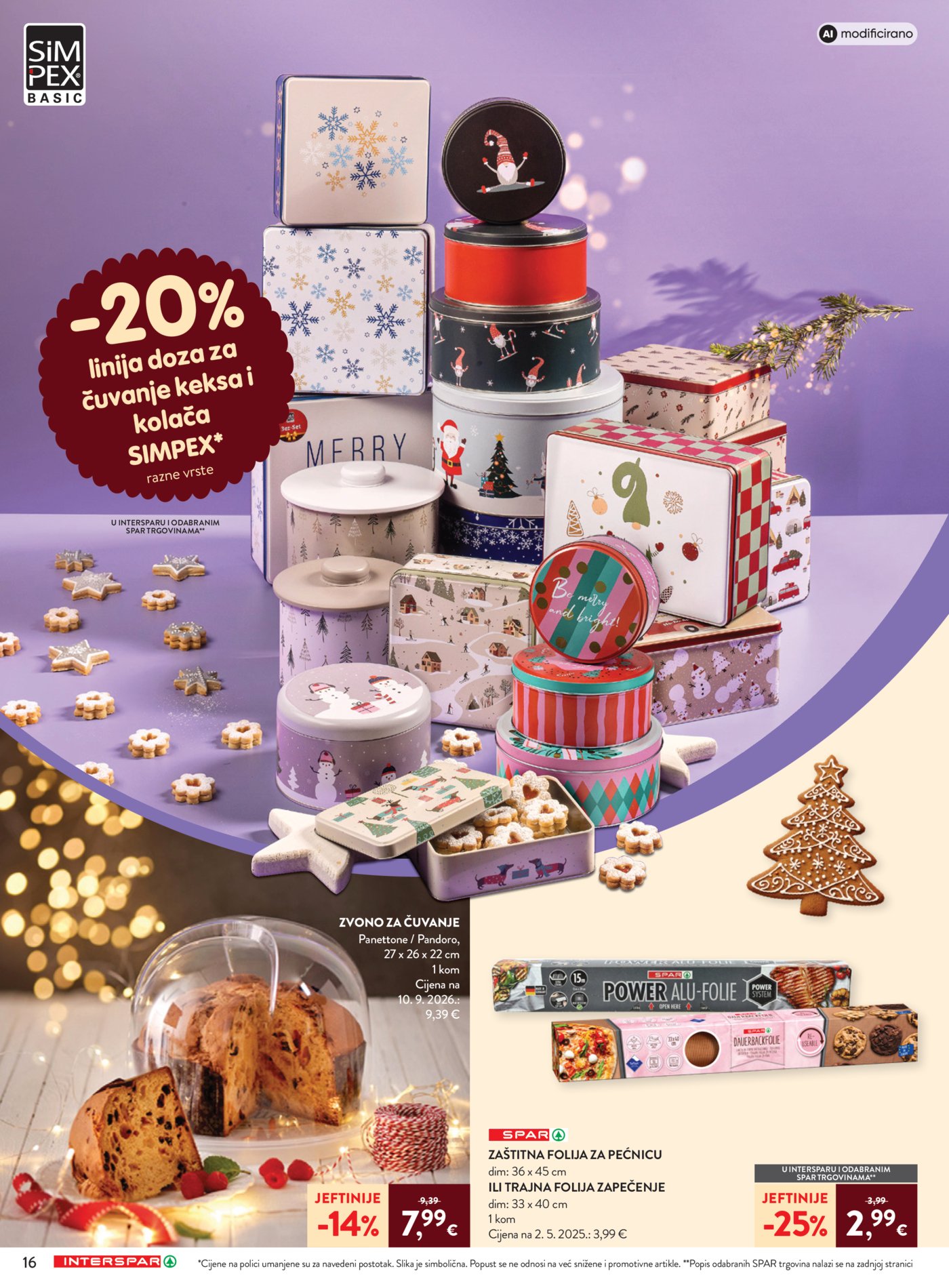INTERSPAR katalog Pečenje kolača 07.10.-15.12.2026.