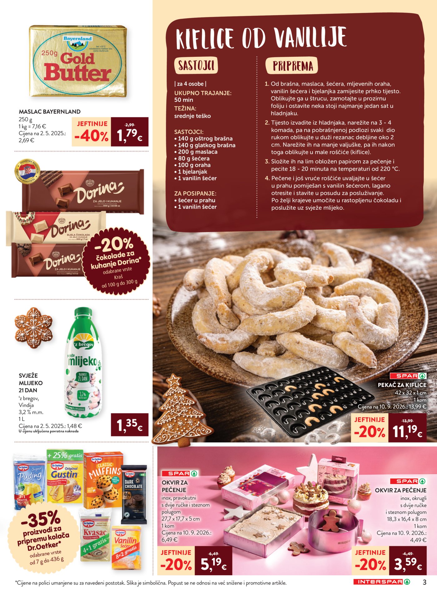INTERSPAR katalog Pečenje kolača 07.10.-15.12.2026.