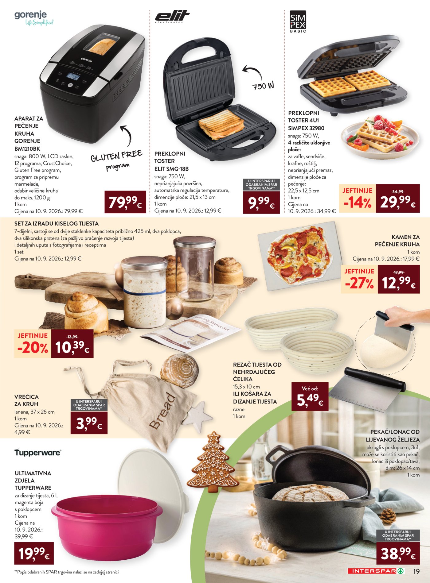 INTERSPAR katalog Pečenje kolača 07.10.-15.12.2026.