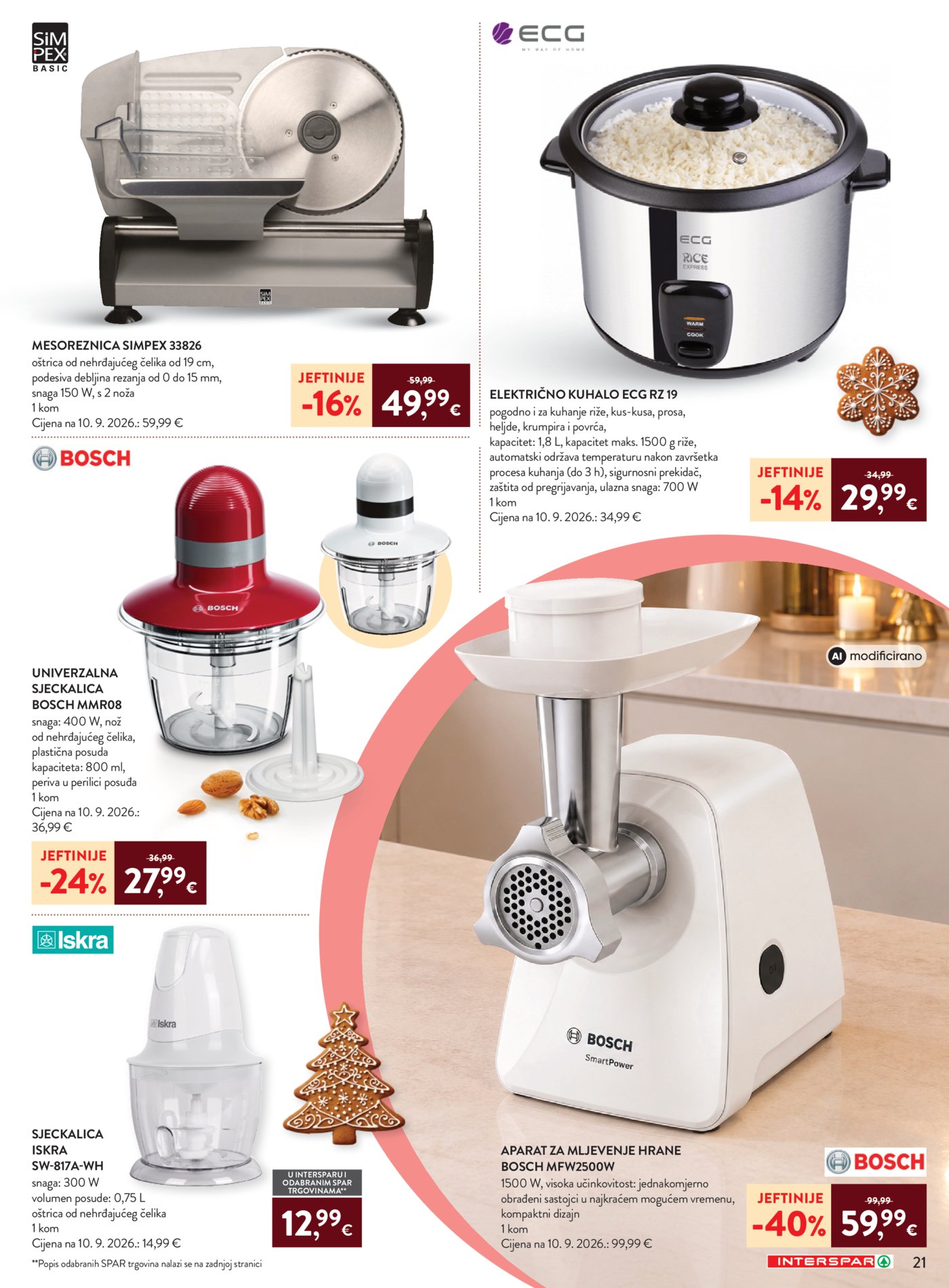 INTERSPAR katalog Pečenje kolača 07.10.-15.12.2026.