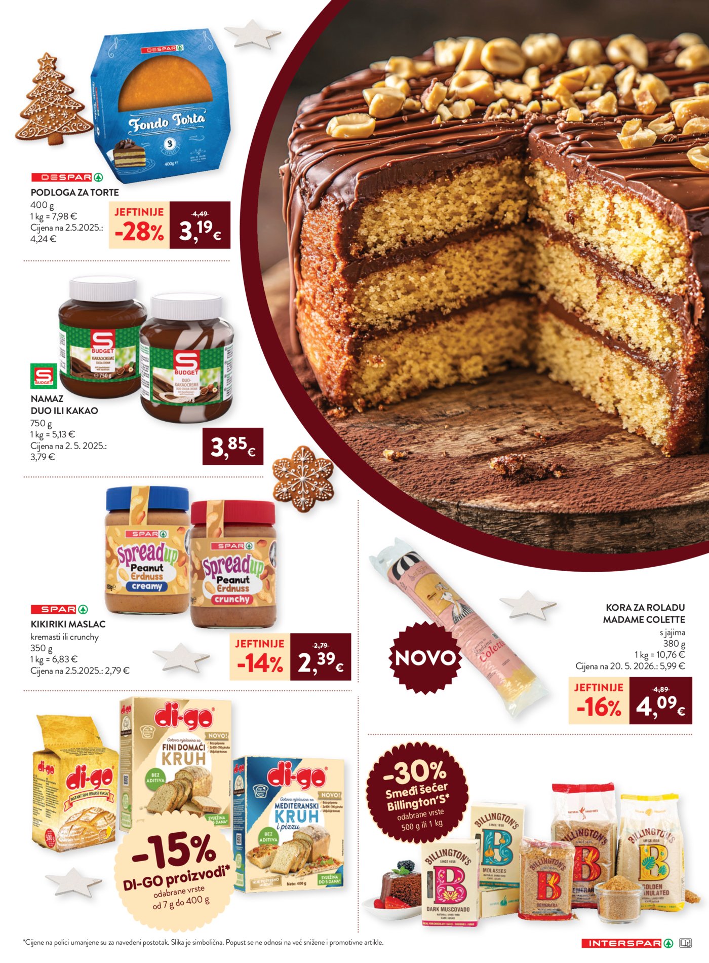 INTERSPAR katalog Pečenje kolača 07.10.-15.12.2026.