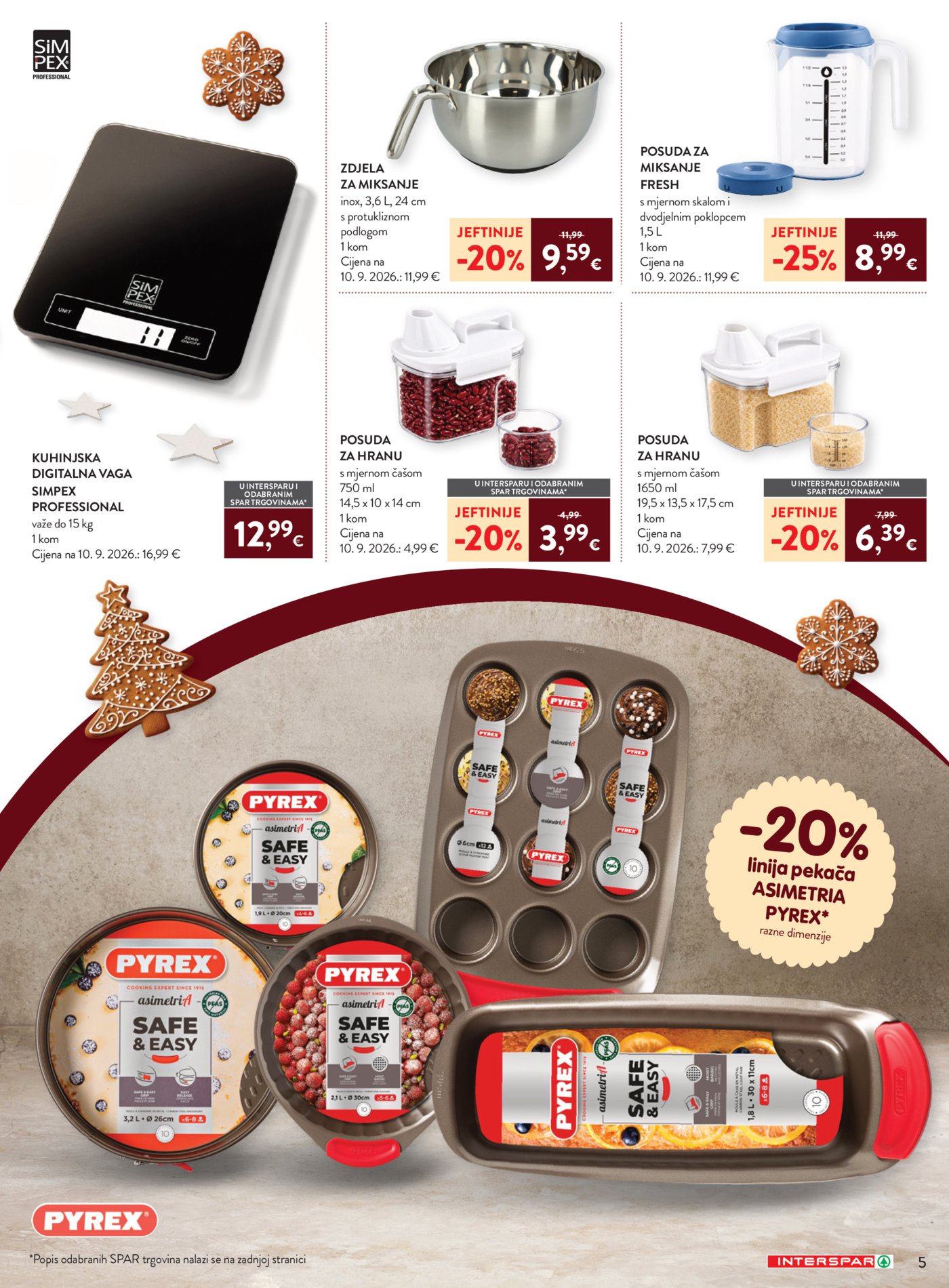 INTERSPAR katalog Pečenje kolača 07.10.-15.12.2026.