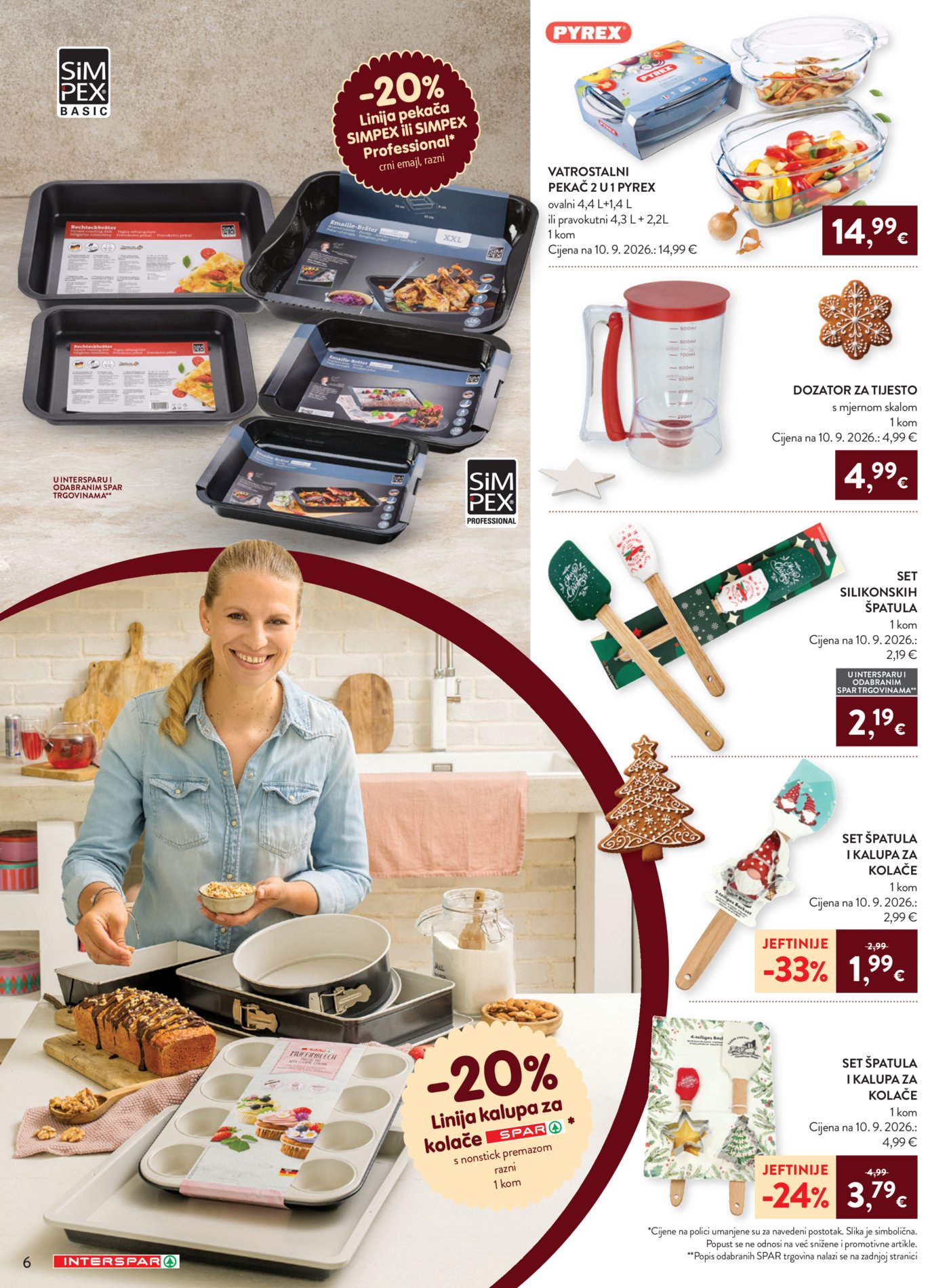 INTERSPAR katalog Pečenje kolača 07.10.-15.12.2026.