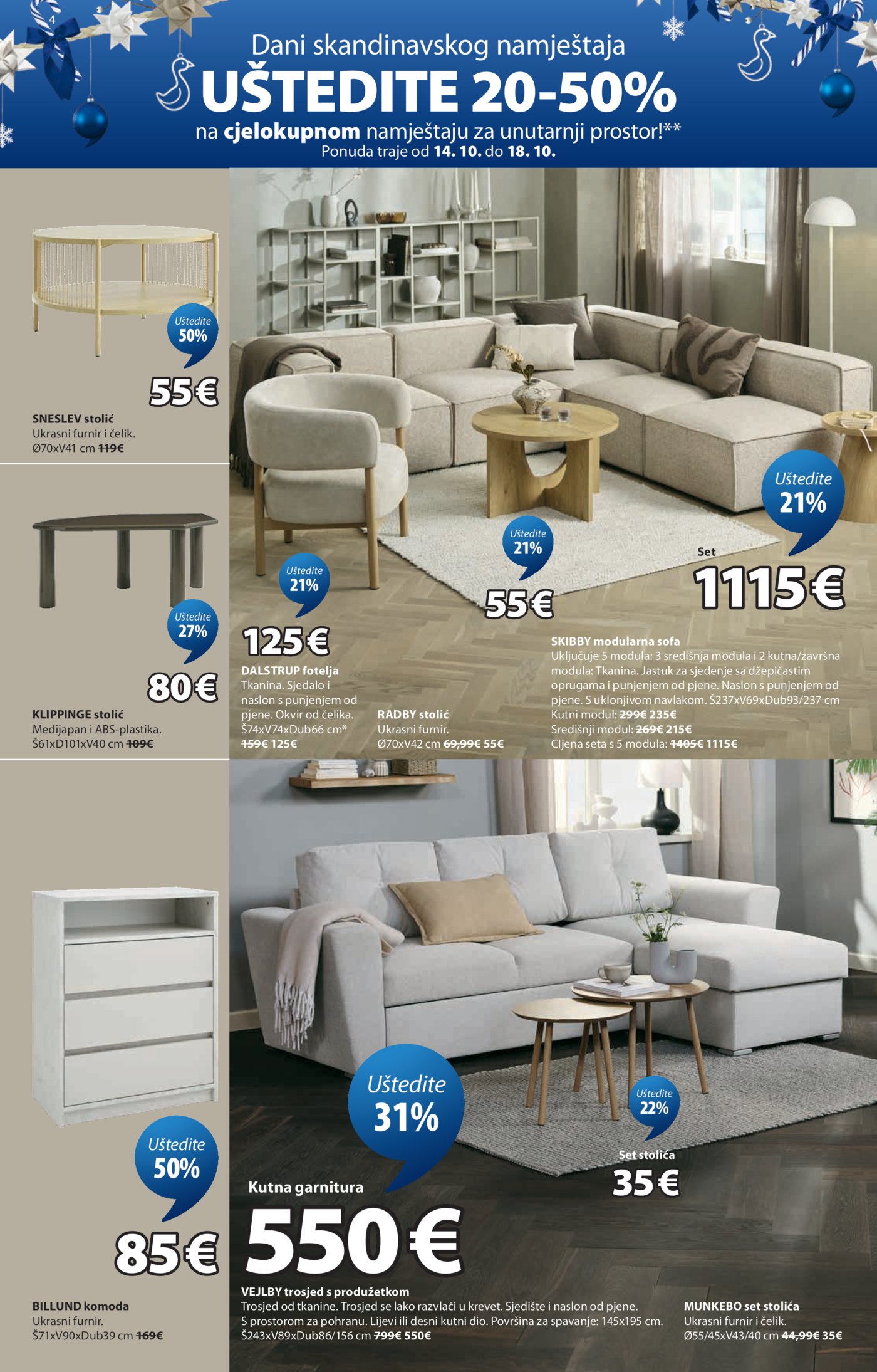 JYSK katalog Akcija 14.10.-29.11.2026.
