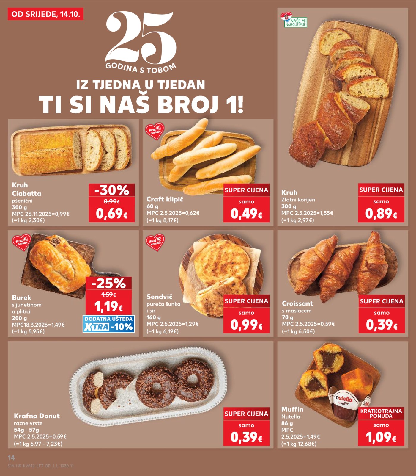 Kaufland katalog Akcija 14.10. - 20.10.2026.