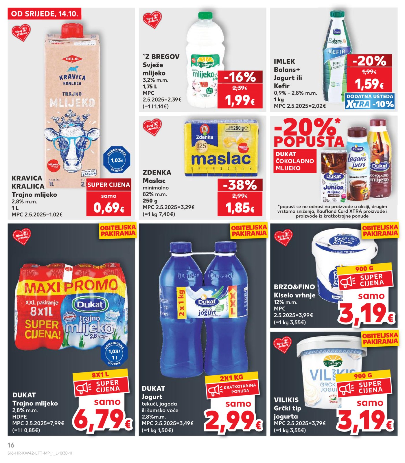 Kaufland katalog Akcija 14.10. - 20.10.2026.