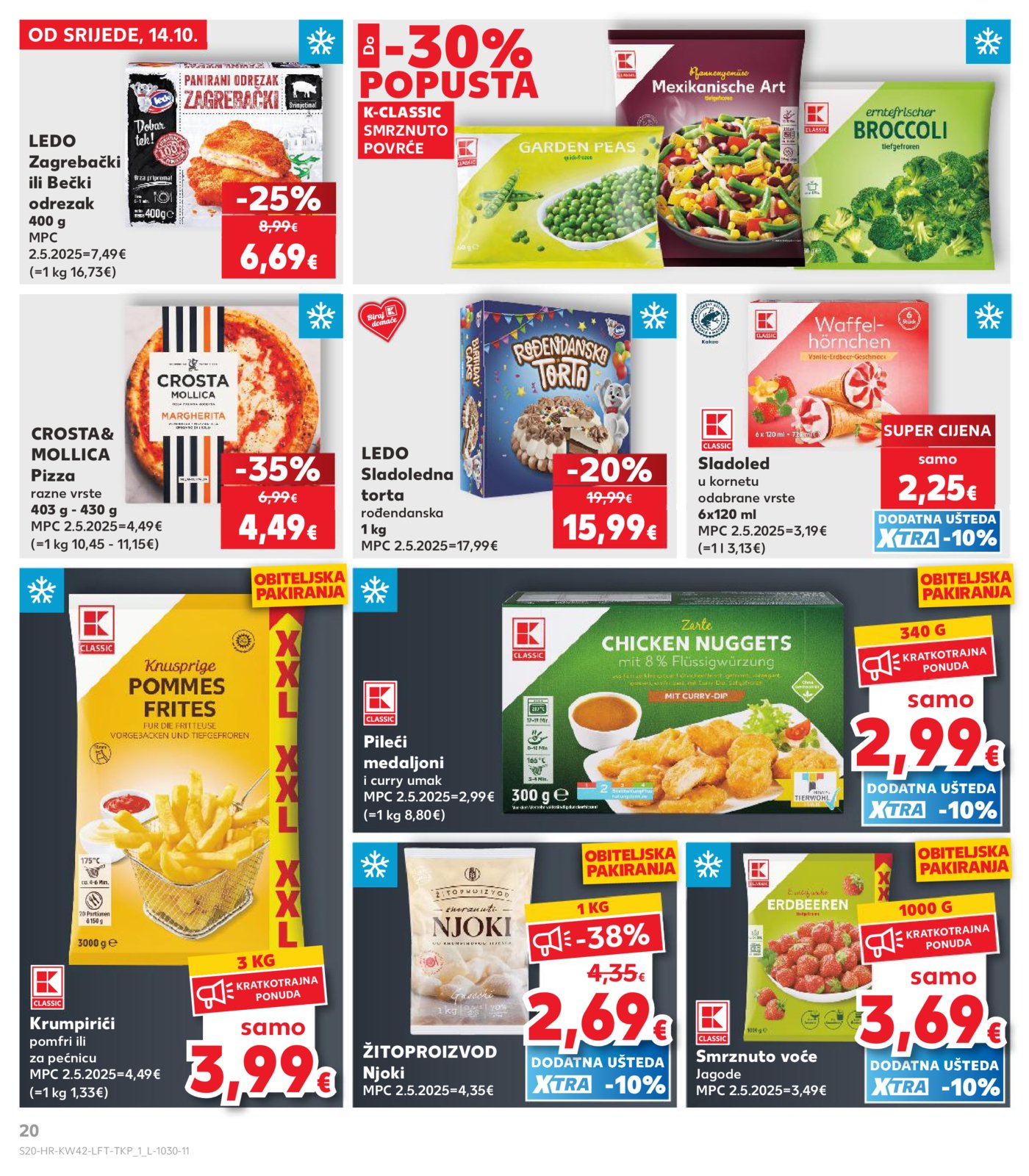 Kaufland katalog Akcija 14.10. - 20.10.2026.