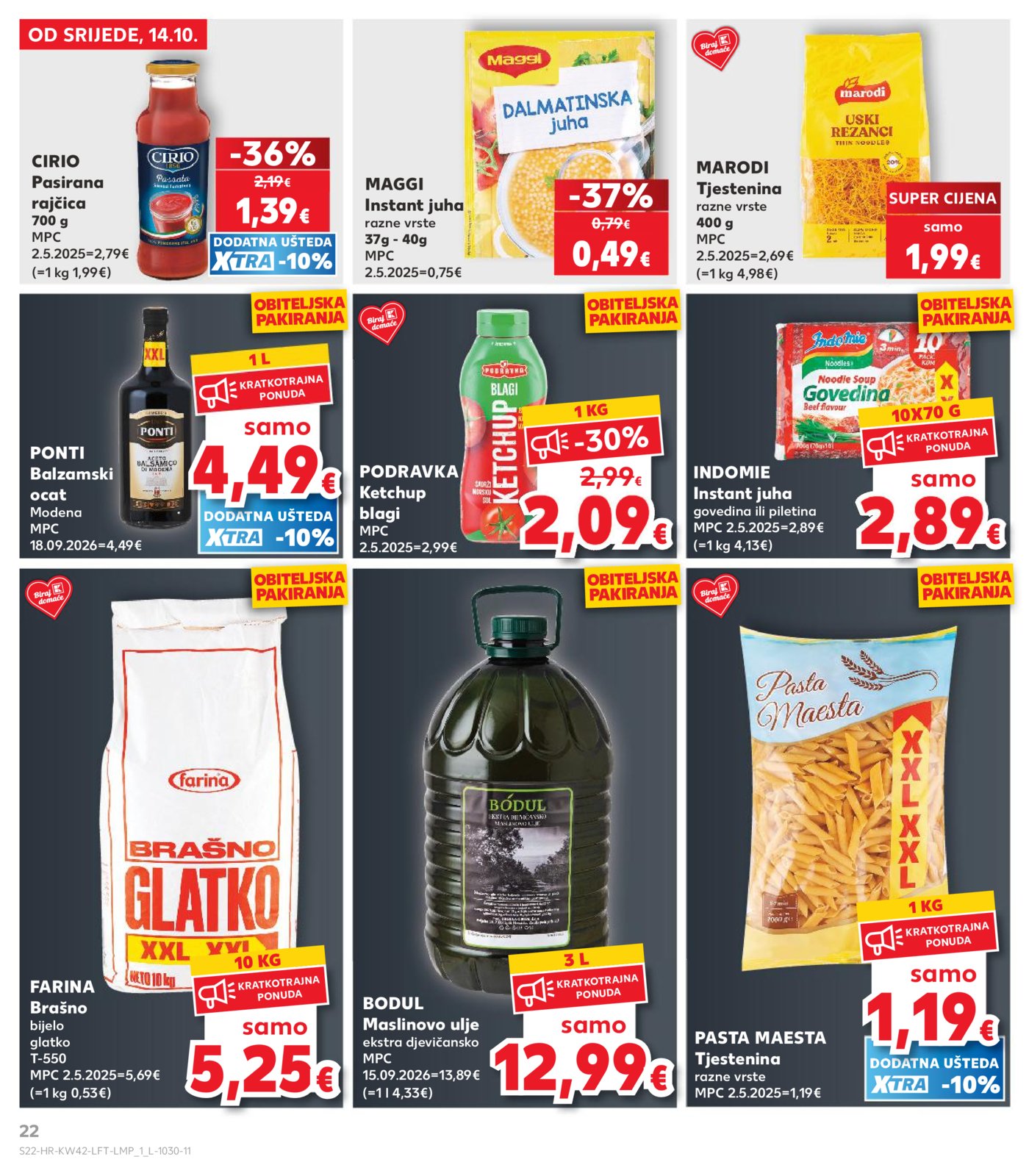 Kaufland katalog Akcija 14.10. - 20.10.2026.