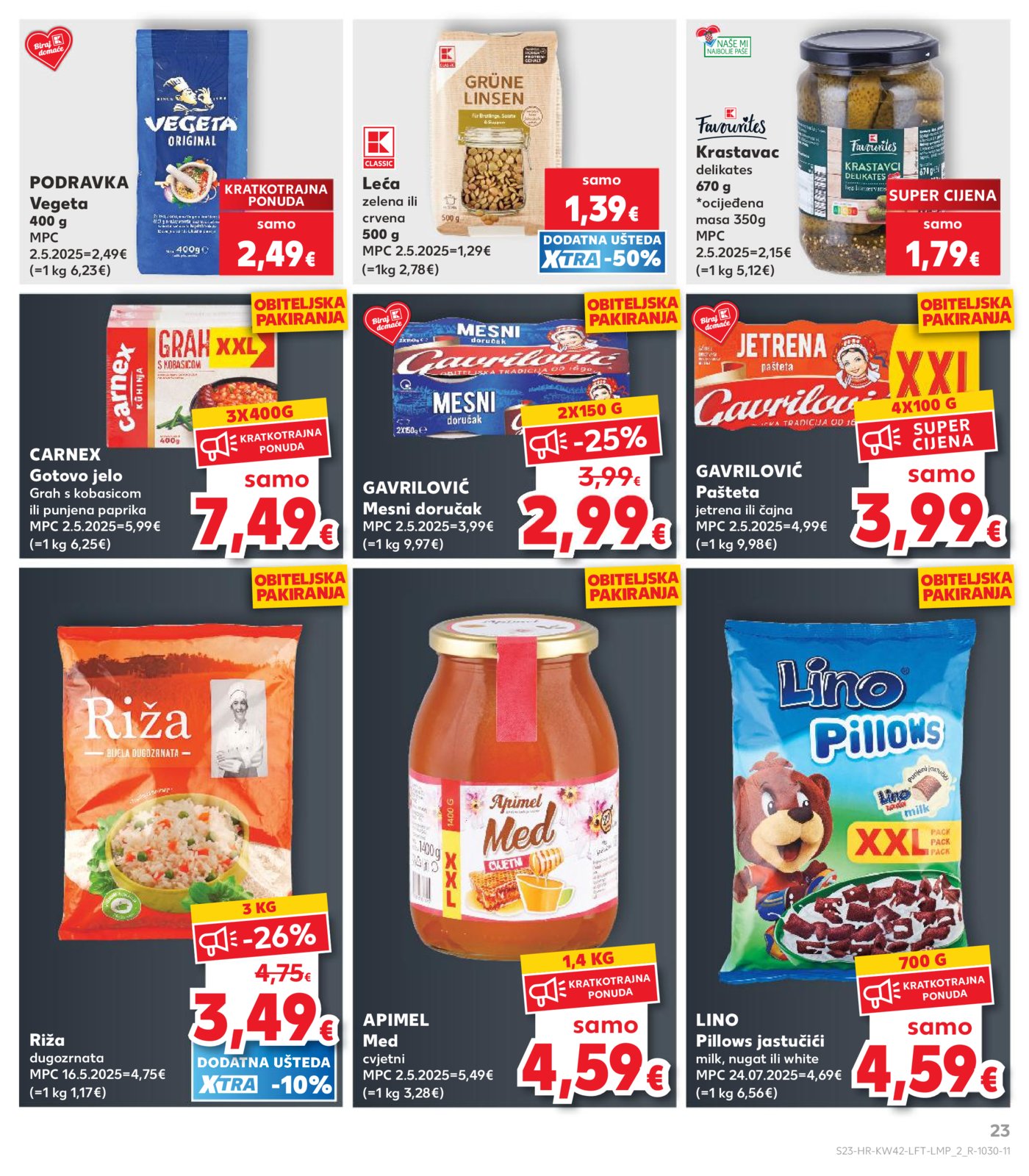 Kaufland katalog Akcija 14.10. - 20.10.2026.