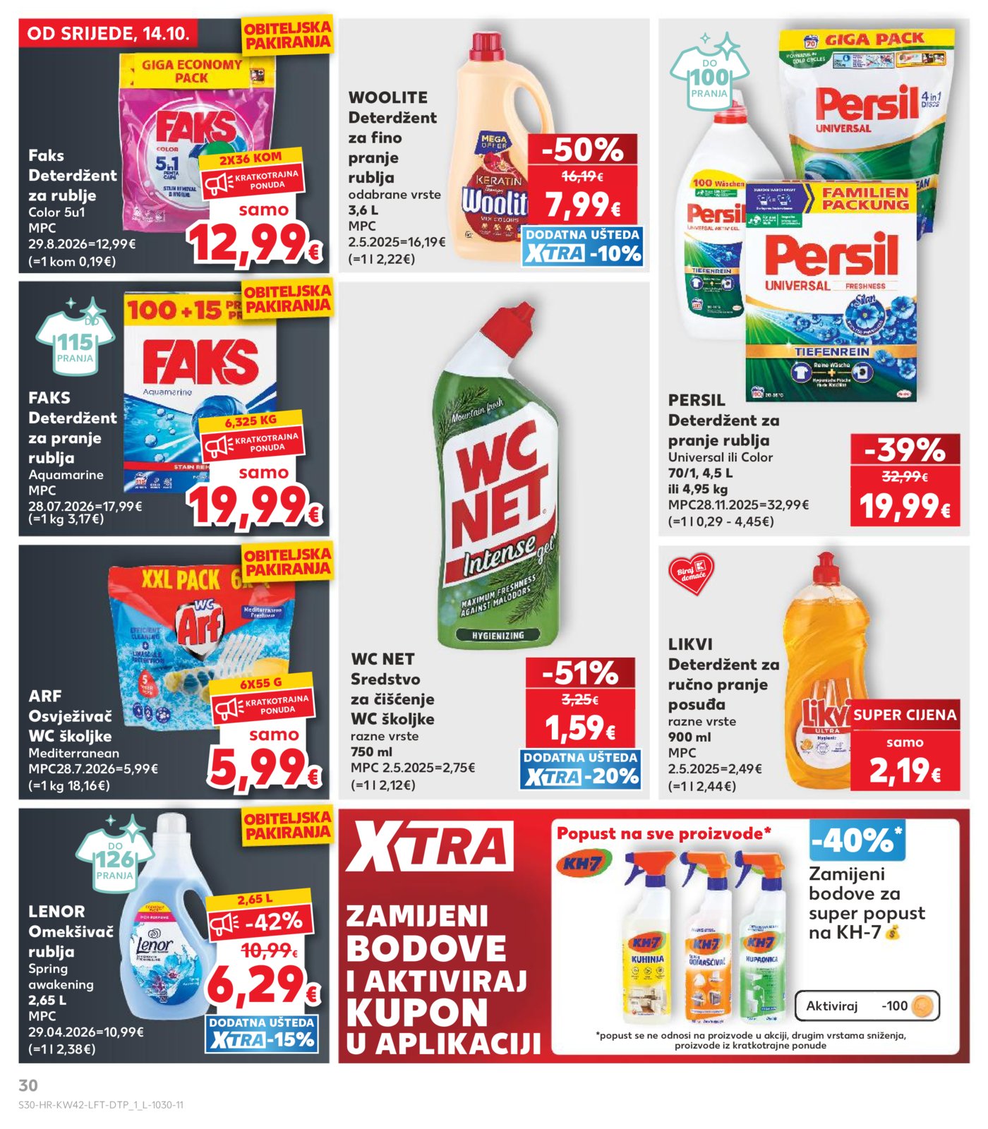 Kaufland katalog Akcija 14.10. - 20.10.2026.