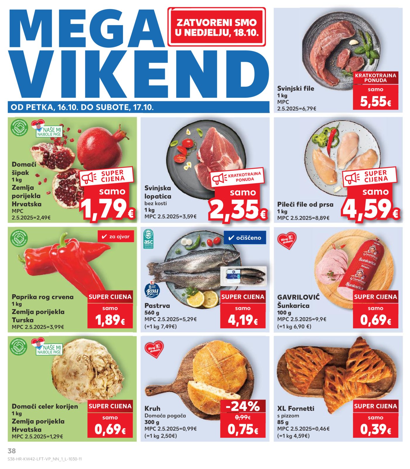 Kaufland katalog Akcija 14.10. - 20.10.2026.