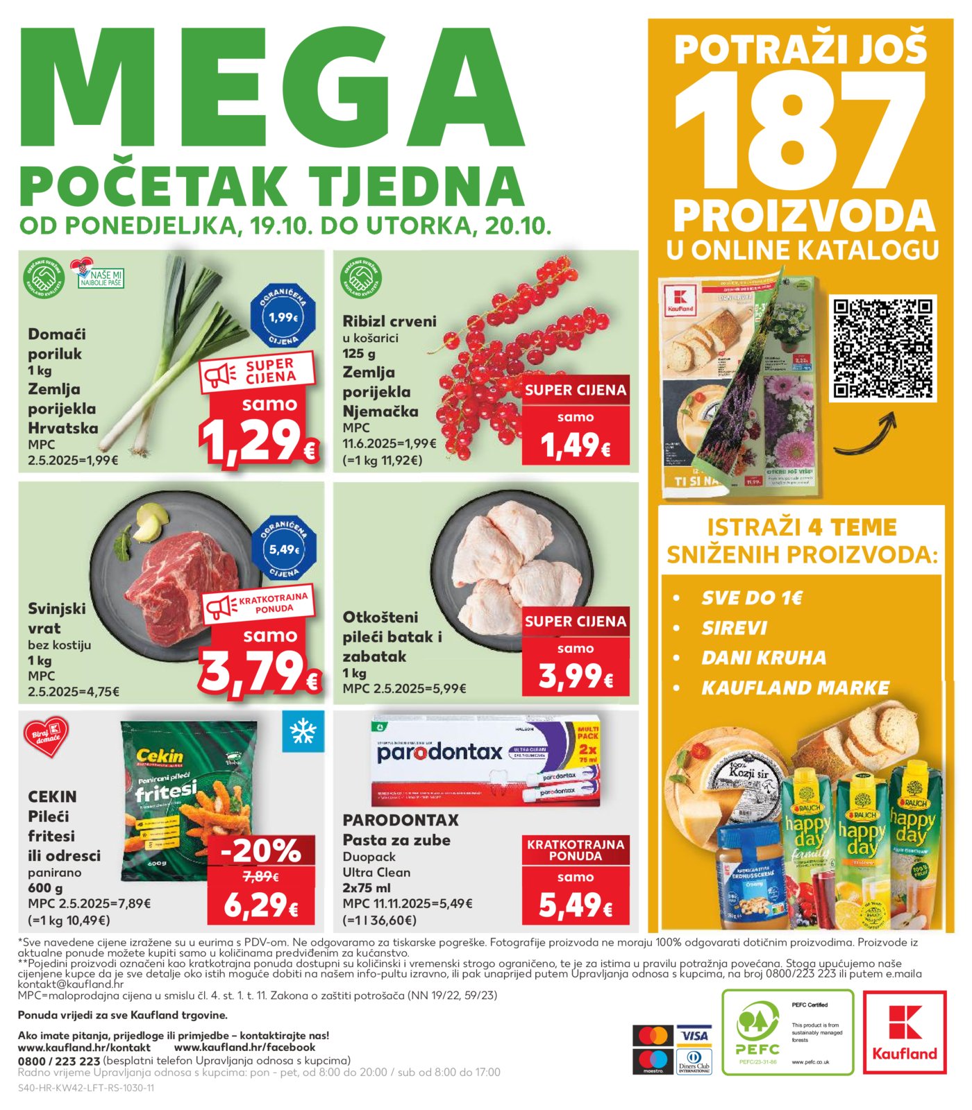 Kaufland katalog Akcija 14.10. - 20.10.2026.