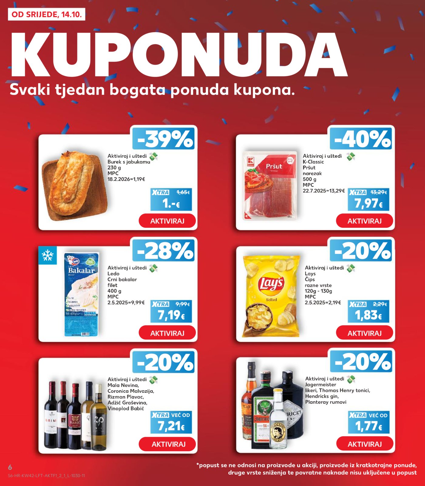Kaufland katalog Akcija 14.10. - 20.10.2026.