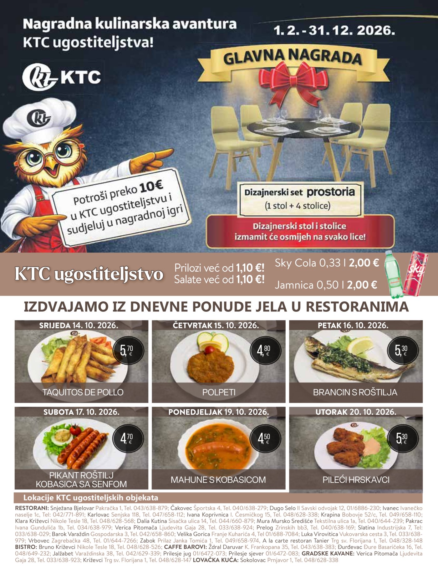 KTC katalog Široke potrošnje 14.10. - 20.10.2026.