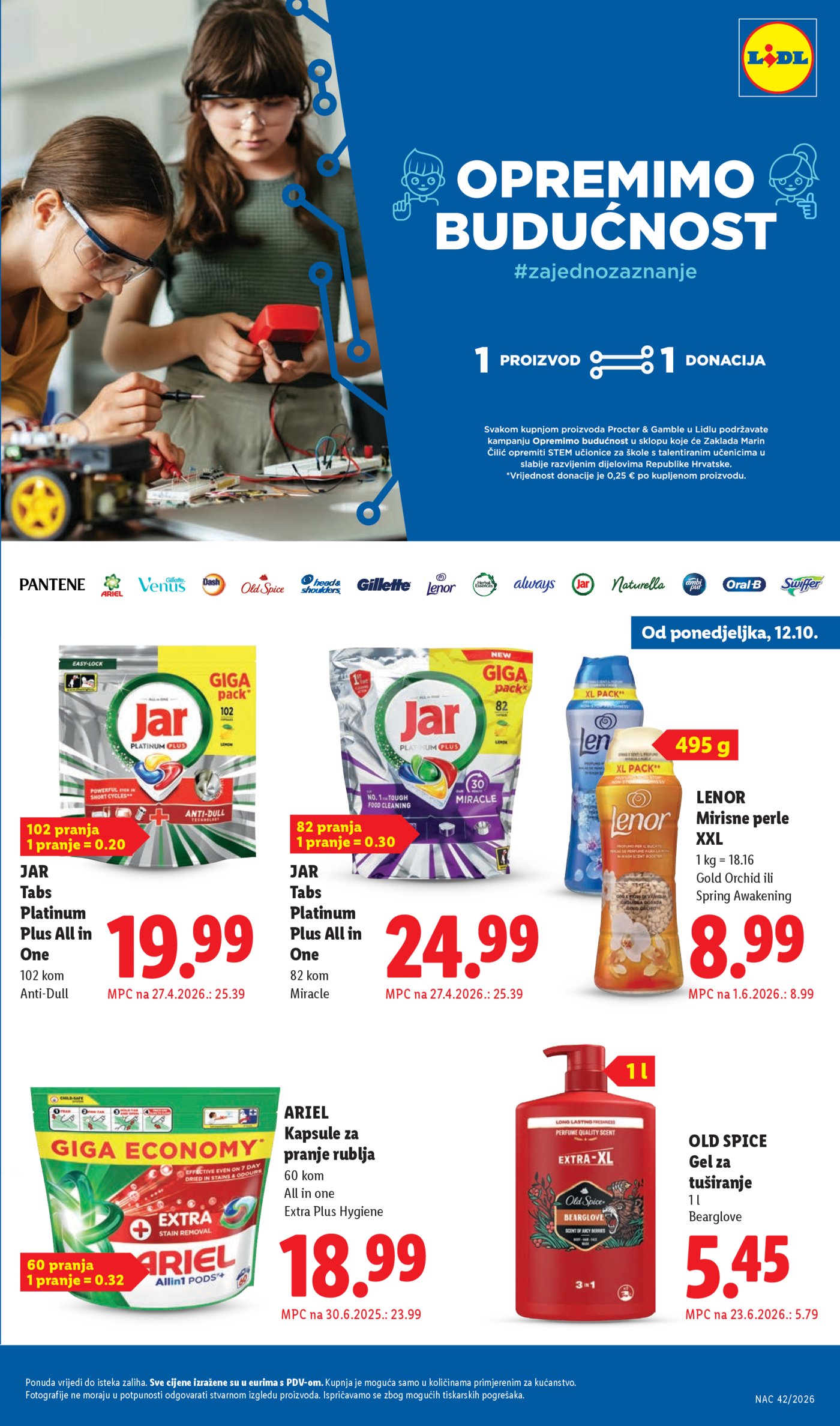 Lidl katalog Super ponuda od ponedjeljka 12.10. - 18.10.2026.