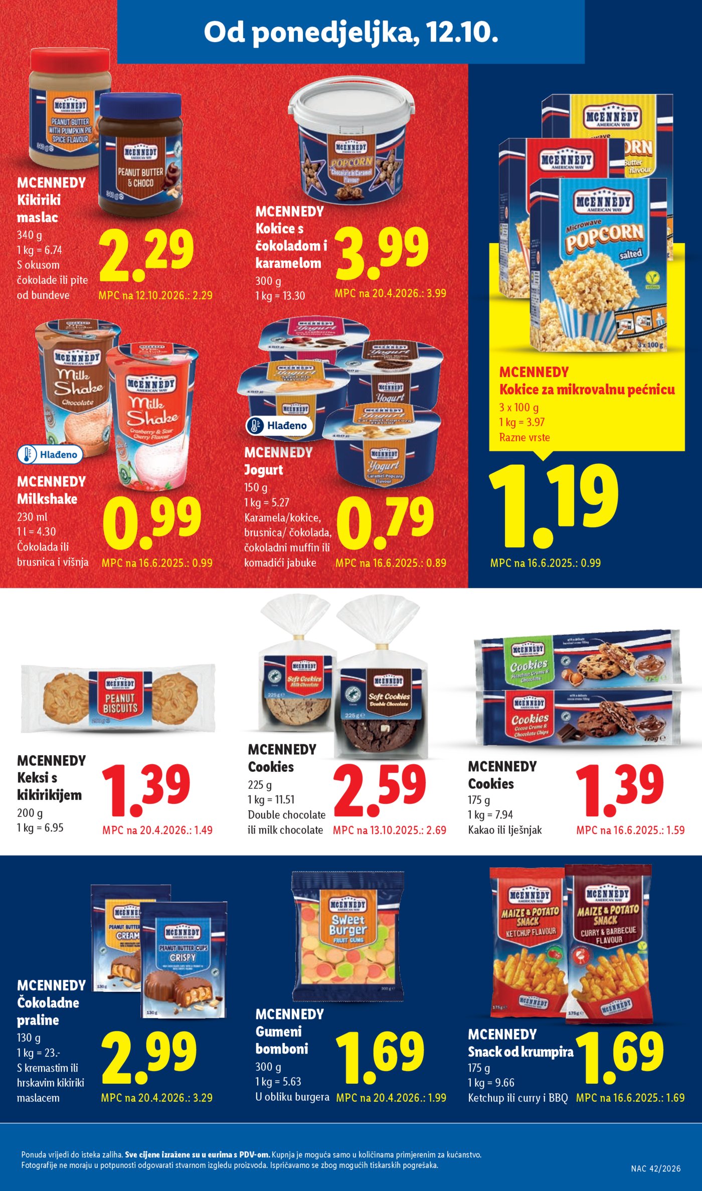 Lidl katalog Super ponuda od ponedjeljka 12.10. - 18.10.2026.