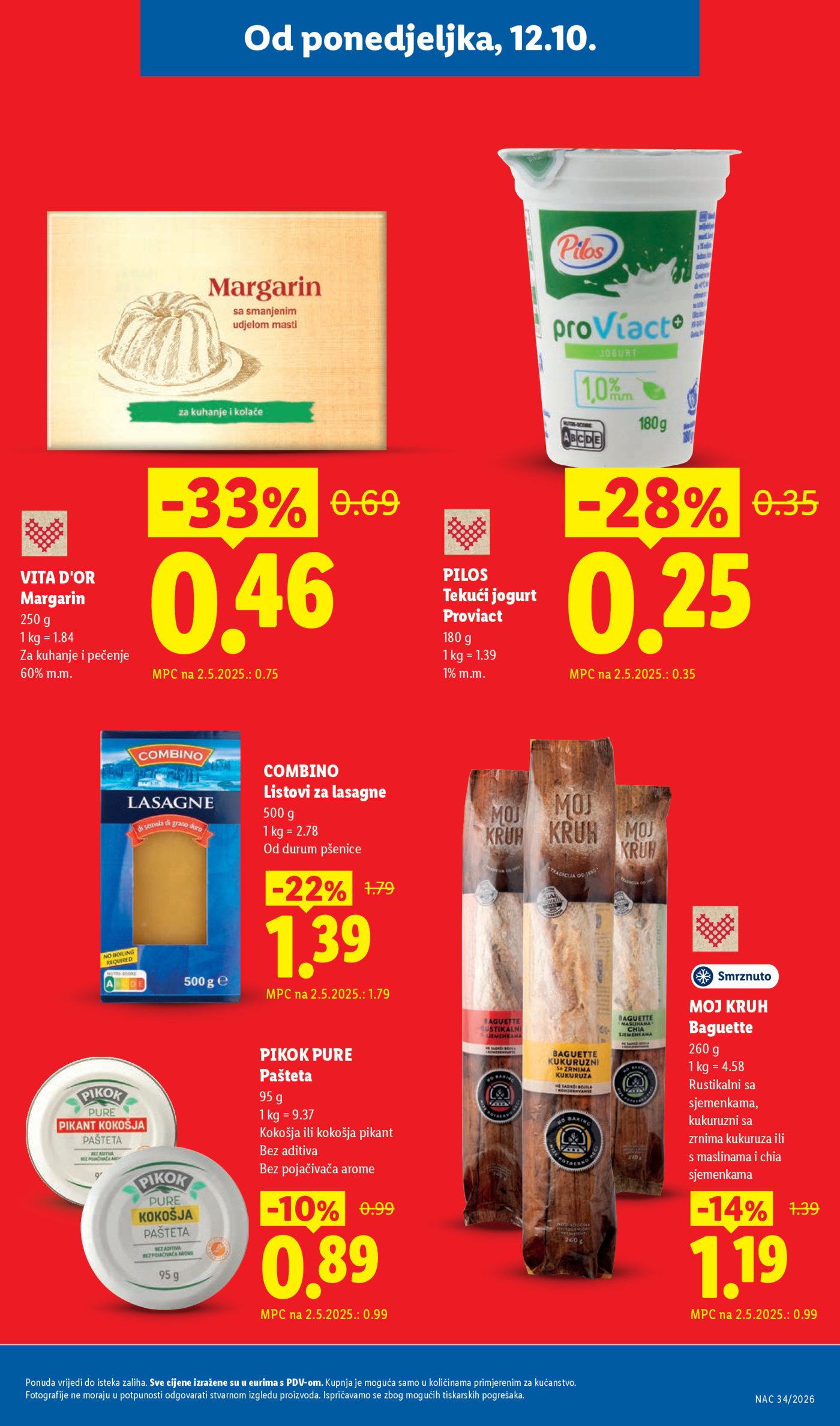 Lidl katalog Super ponuda od ponedjeljka 12.10. - 18.10.2026.
