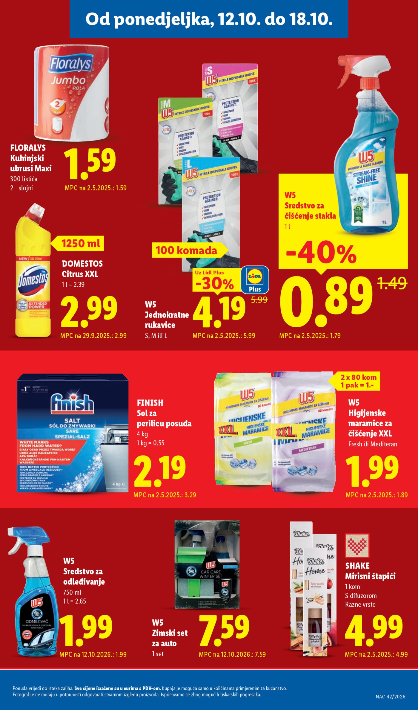 Lidl katalog Super ponuda od ponedjeljka 12.10. - 18.10.2026.