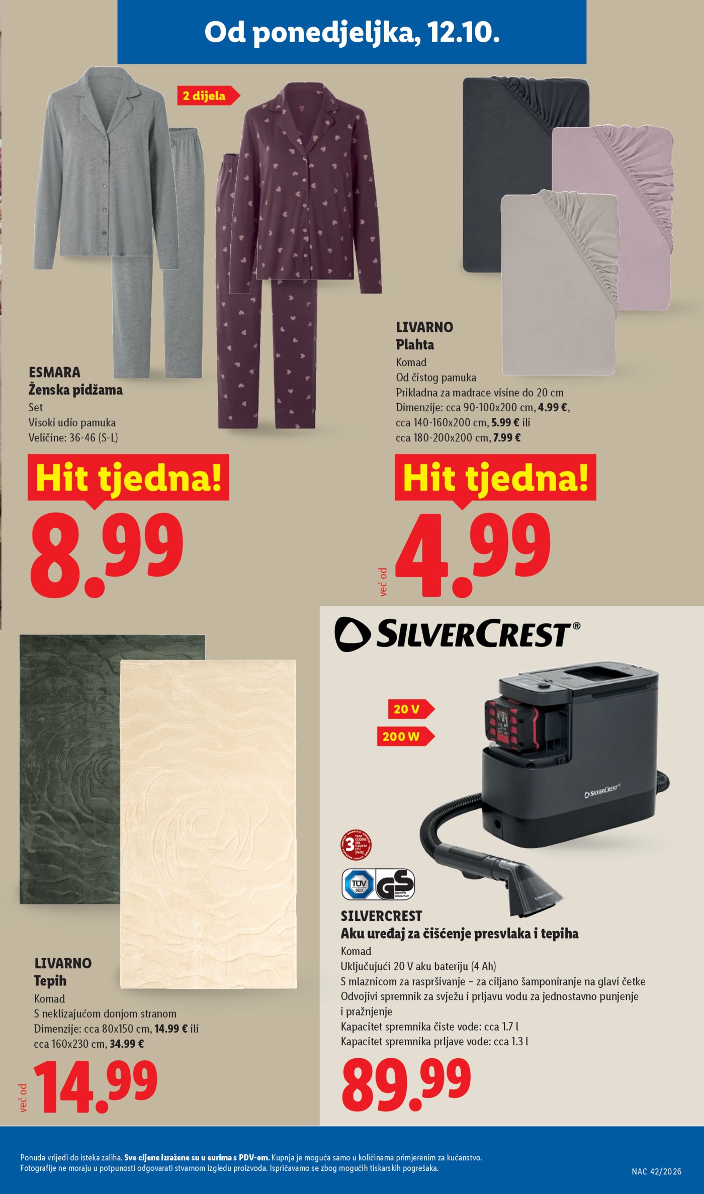 Lidl katalog Super ponuda od ponedjeljka 12.10. - 18.10.2026.