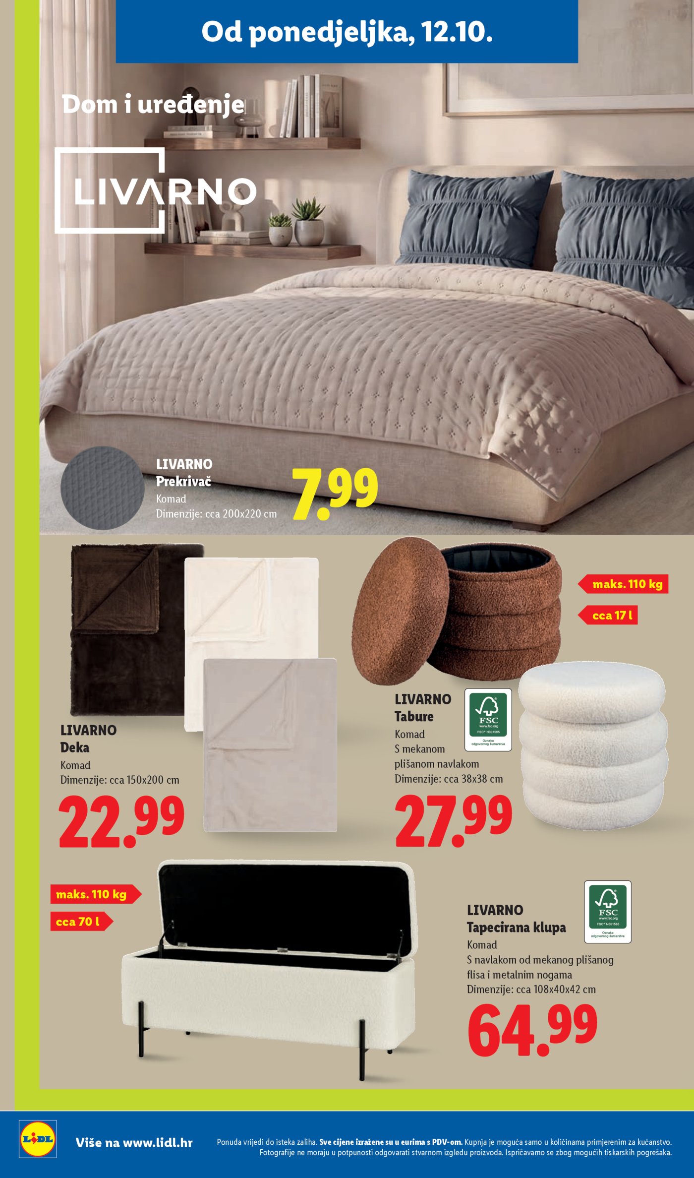 Lidl katalog Super ponuda od ponedjeljka 12.10. - 18.10.2026.