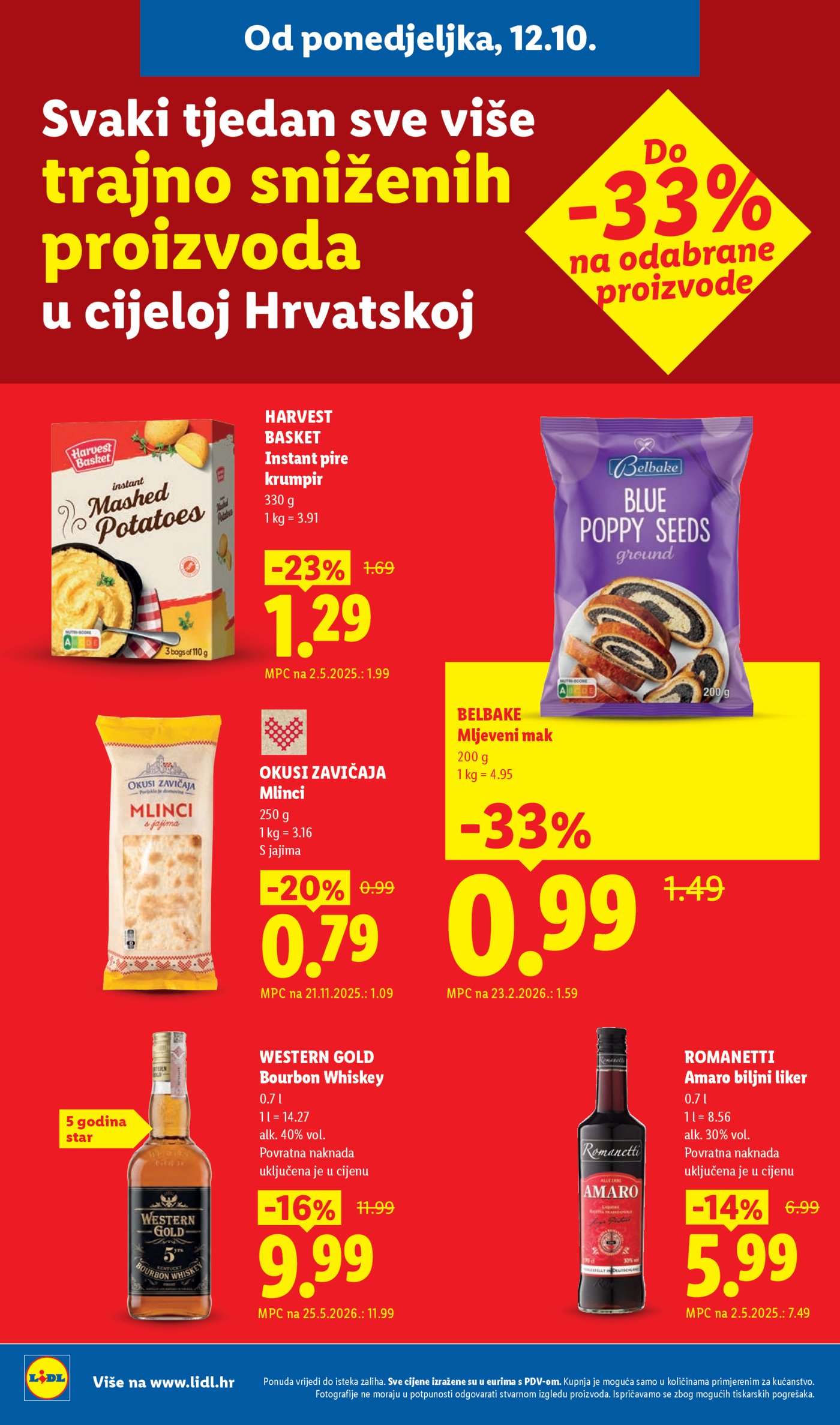 Lidl katalog Super ponuda od ponedjeljka 12.10. - 18.10.2026.