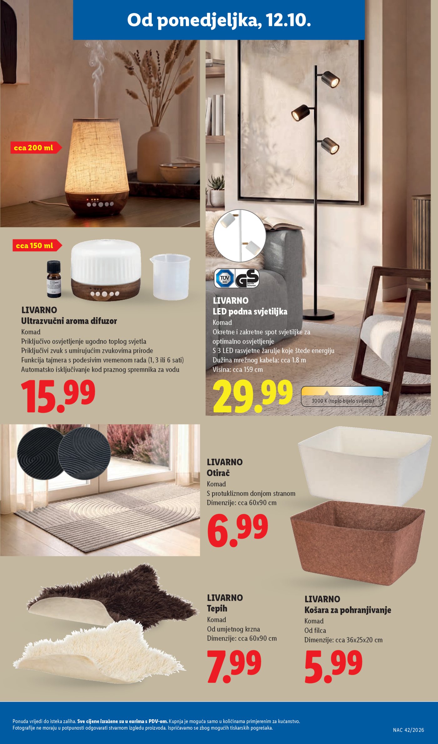 Lidl katalog Super ponuda od ponedjeljka 12.10. - 18.10.2026.