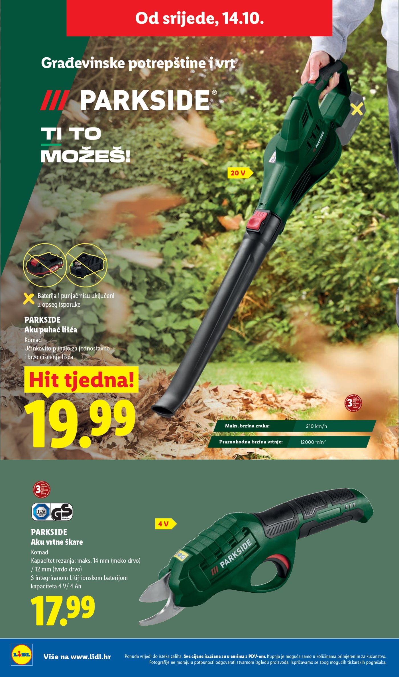 Lidl katalog Super ponuda od ponedjeljka 12.10. - 18.10.2026.