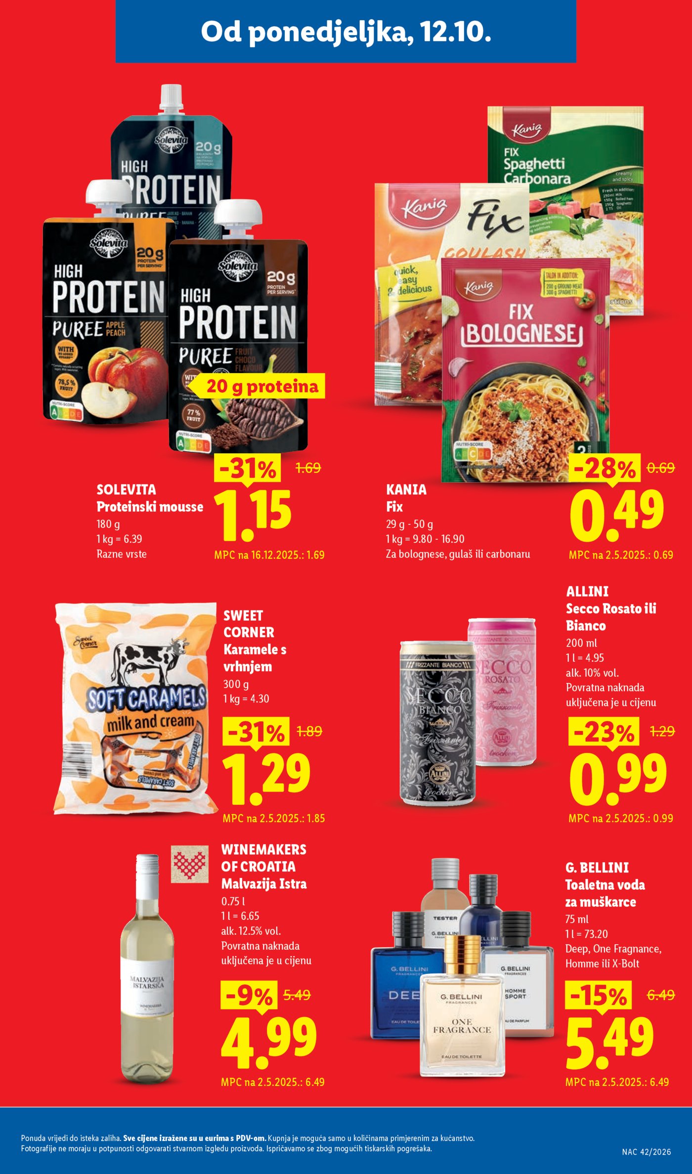 Lidl katalog Super ponuda od ponedjeljka 12.10. - 18.10.2026.