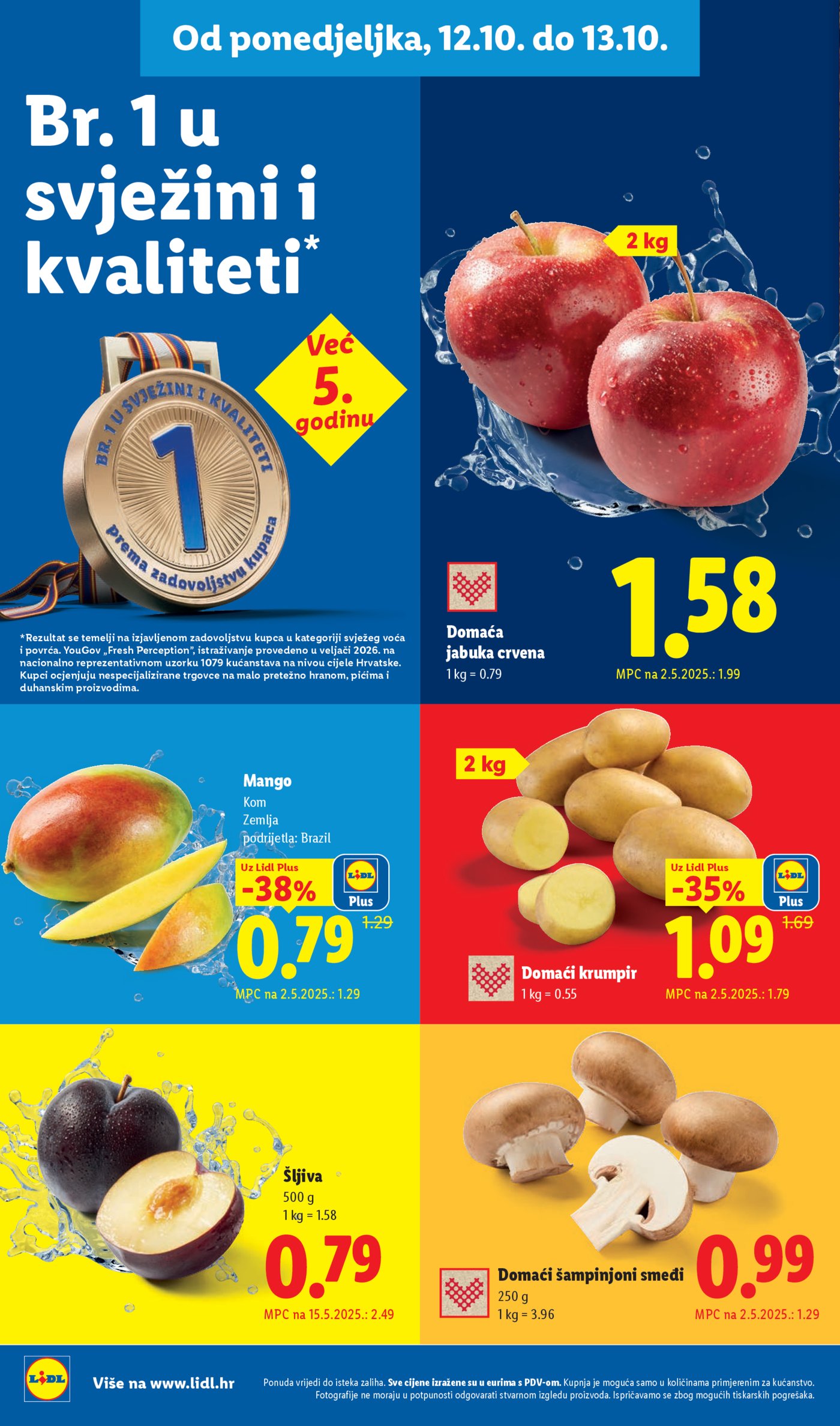 Lidl katalog Super ponuda od ponedjeljka 12.10. - 18.10.2026.