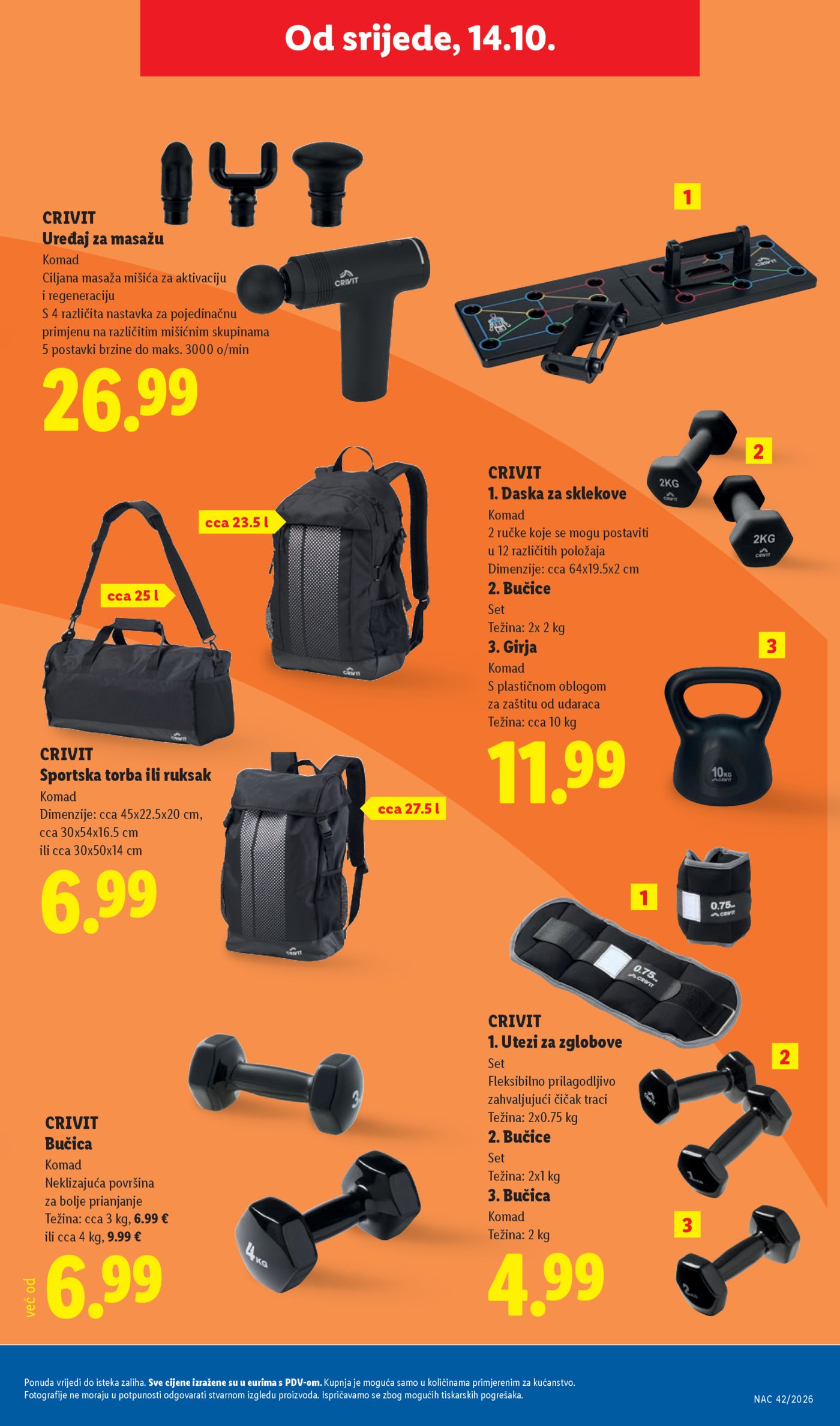 Lidl katalog Super ponuda od ponedjeljka 12.10. - 18.10.2026.