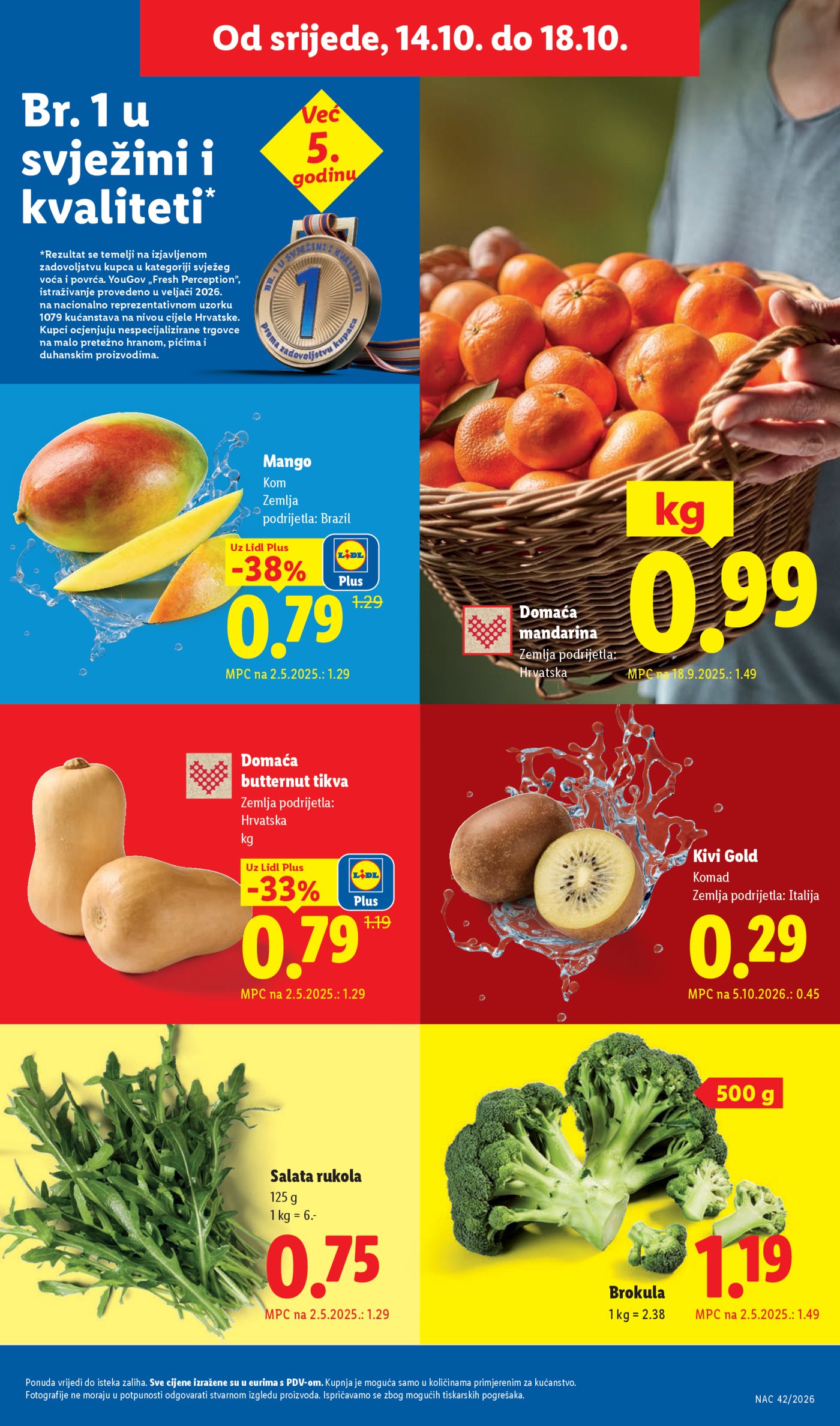 Lidl katalog Super ponuda od ponedjeljka 12.10. - 18.10.2026.