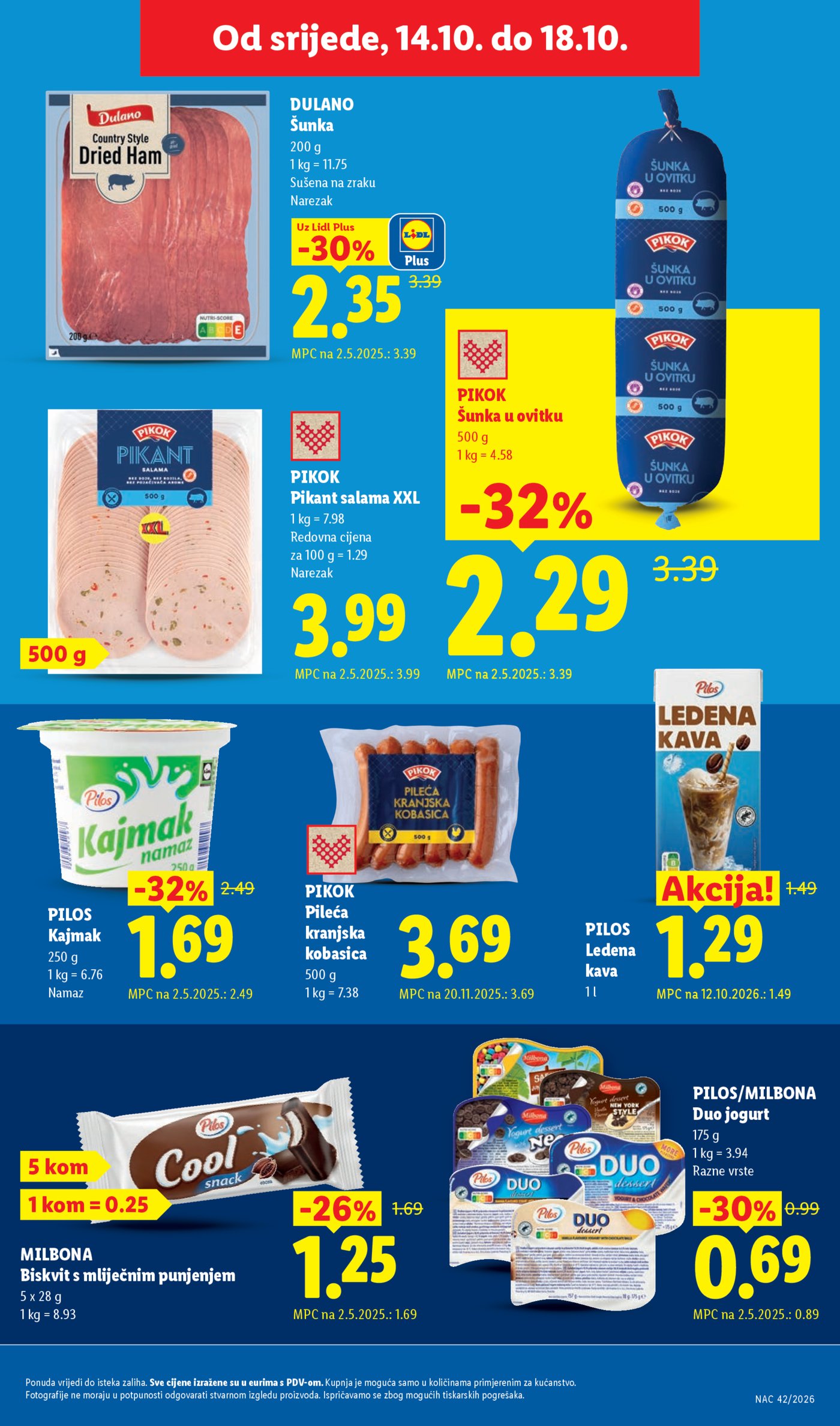 Lidl katalog Super ponuda od ponedjeljka 12.10. - 18.10.2026.