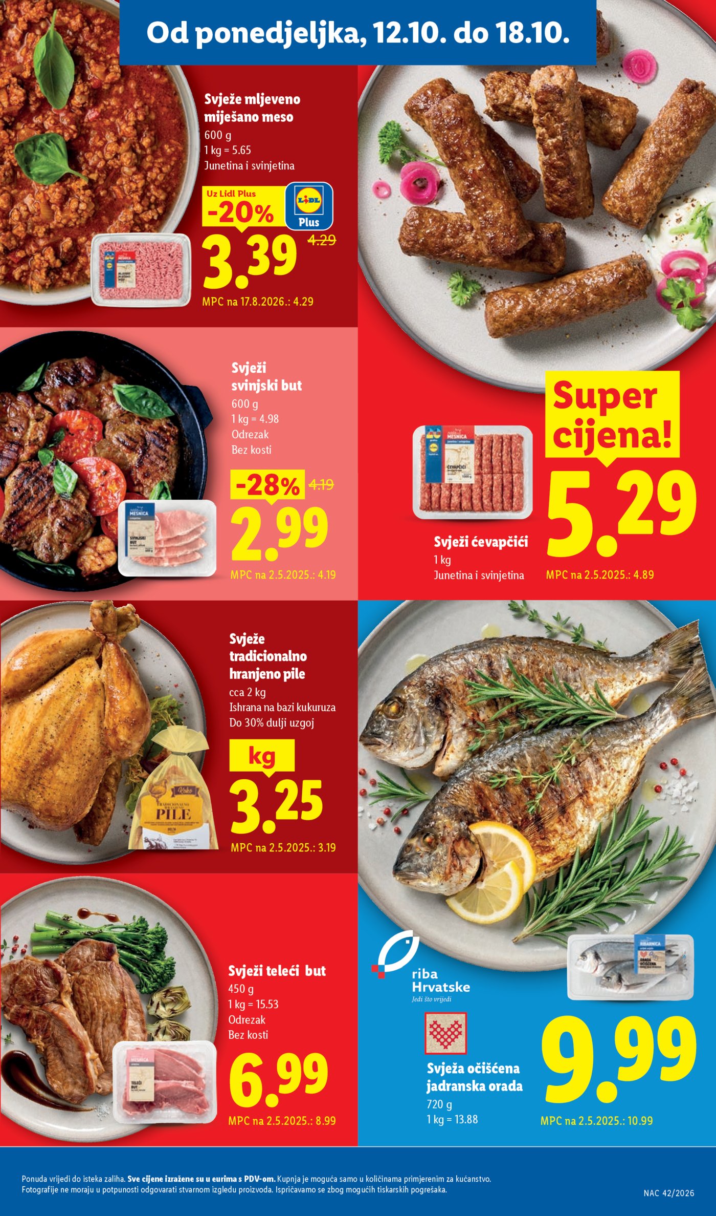 Lidl katalog Super ponuda od ponedjeljka 12.10. - 18.10.2026.