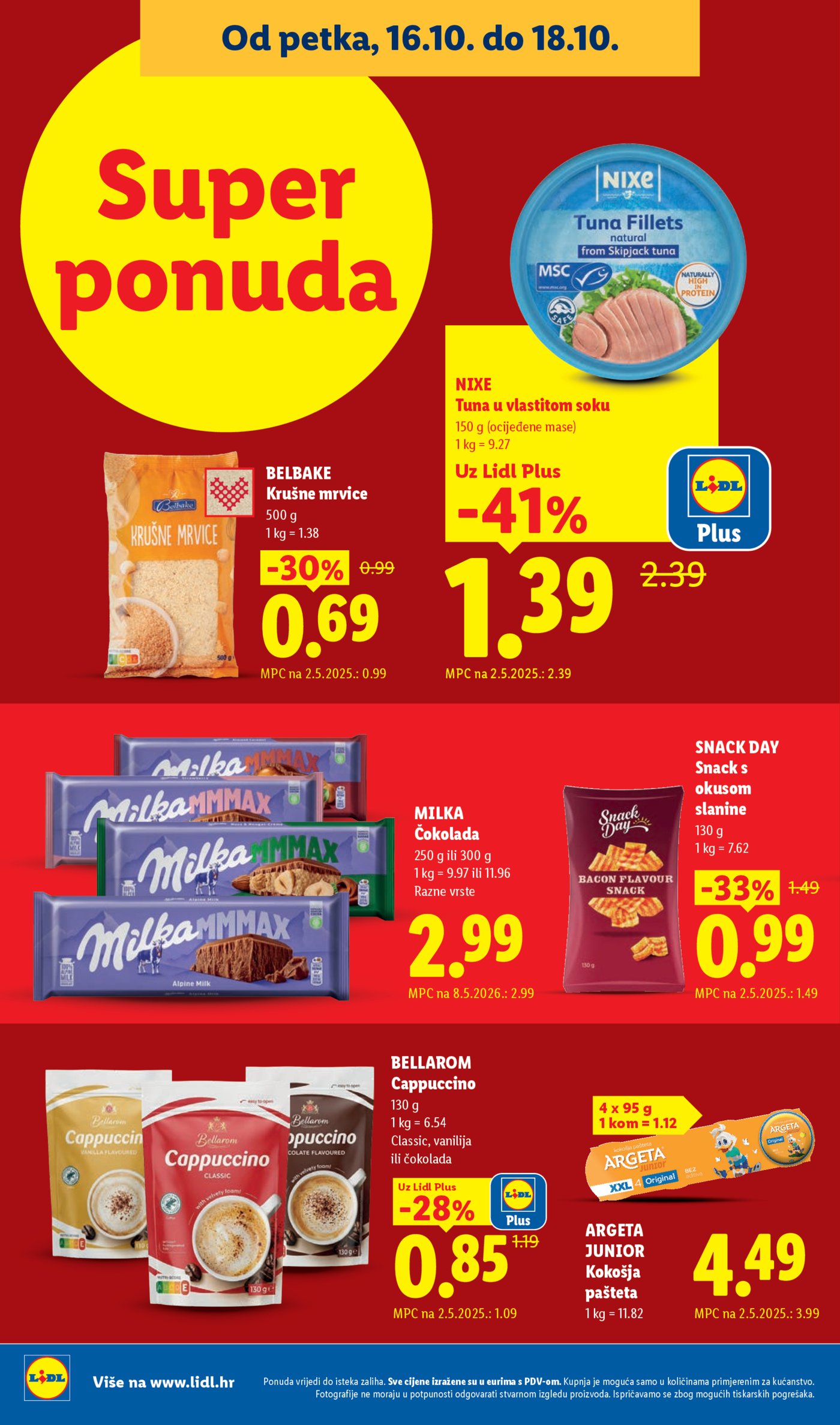 Lidl katalog Super ponuda od ponedjeljka 12.10. - 18.10.2026.