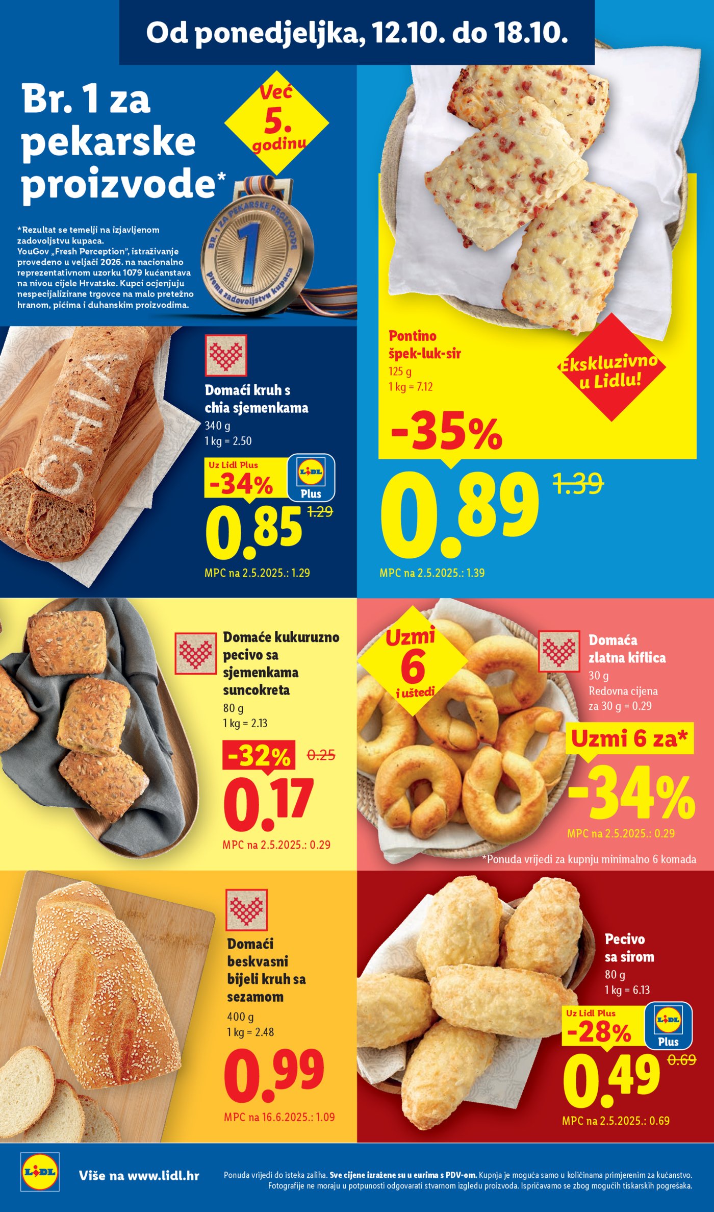Lidl katalog Super ponuda od ponedjeljka 12.10. - 18.10.2026.