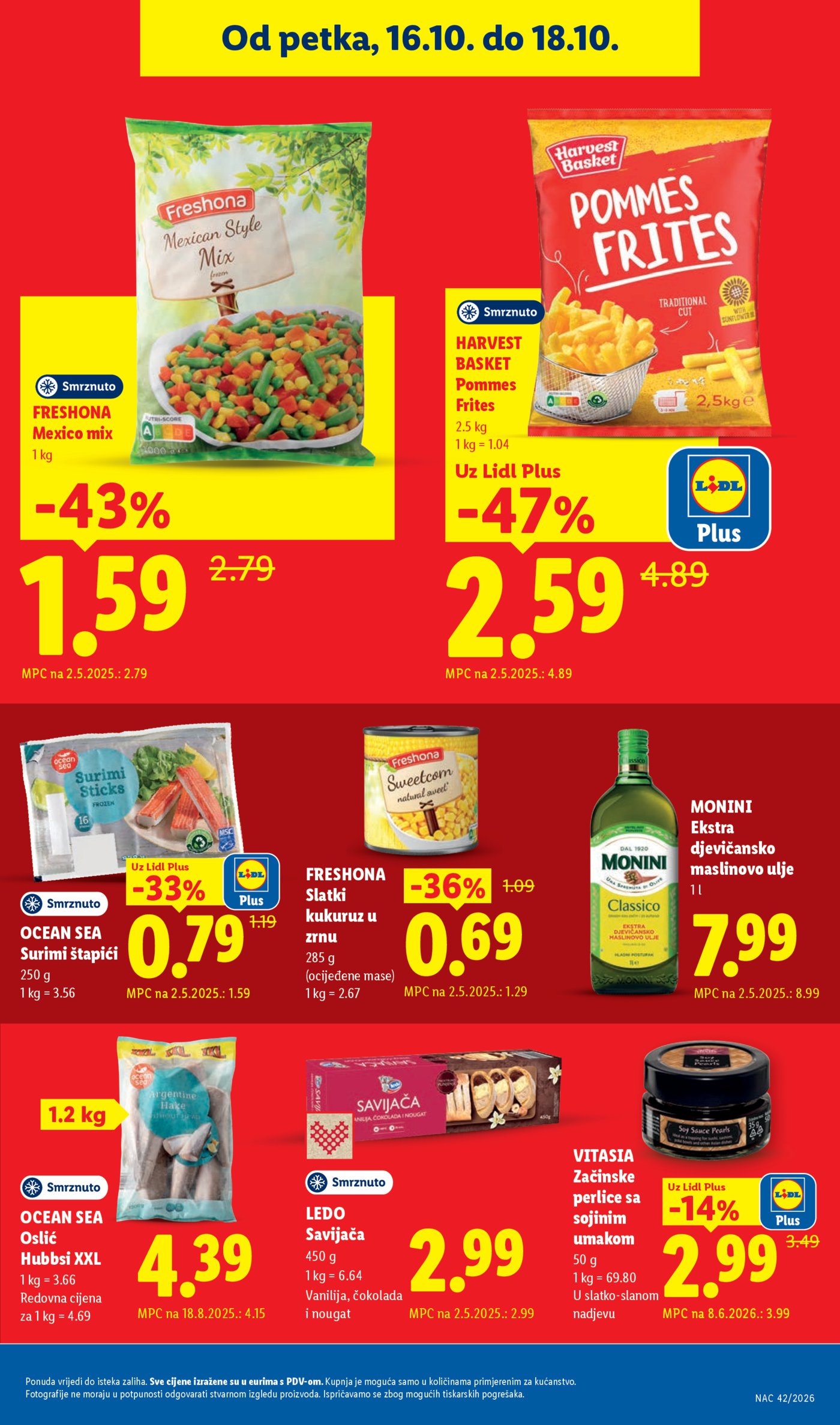 Lidl katalog Super ponuda od ponedjeljka 12.10. - 18.10.2026.